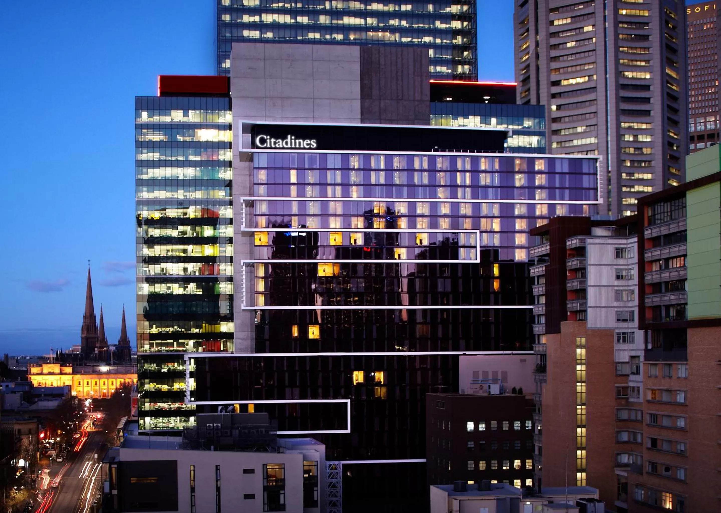 Property building in Citadines on Bourke Melbourne