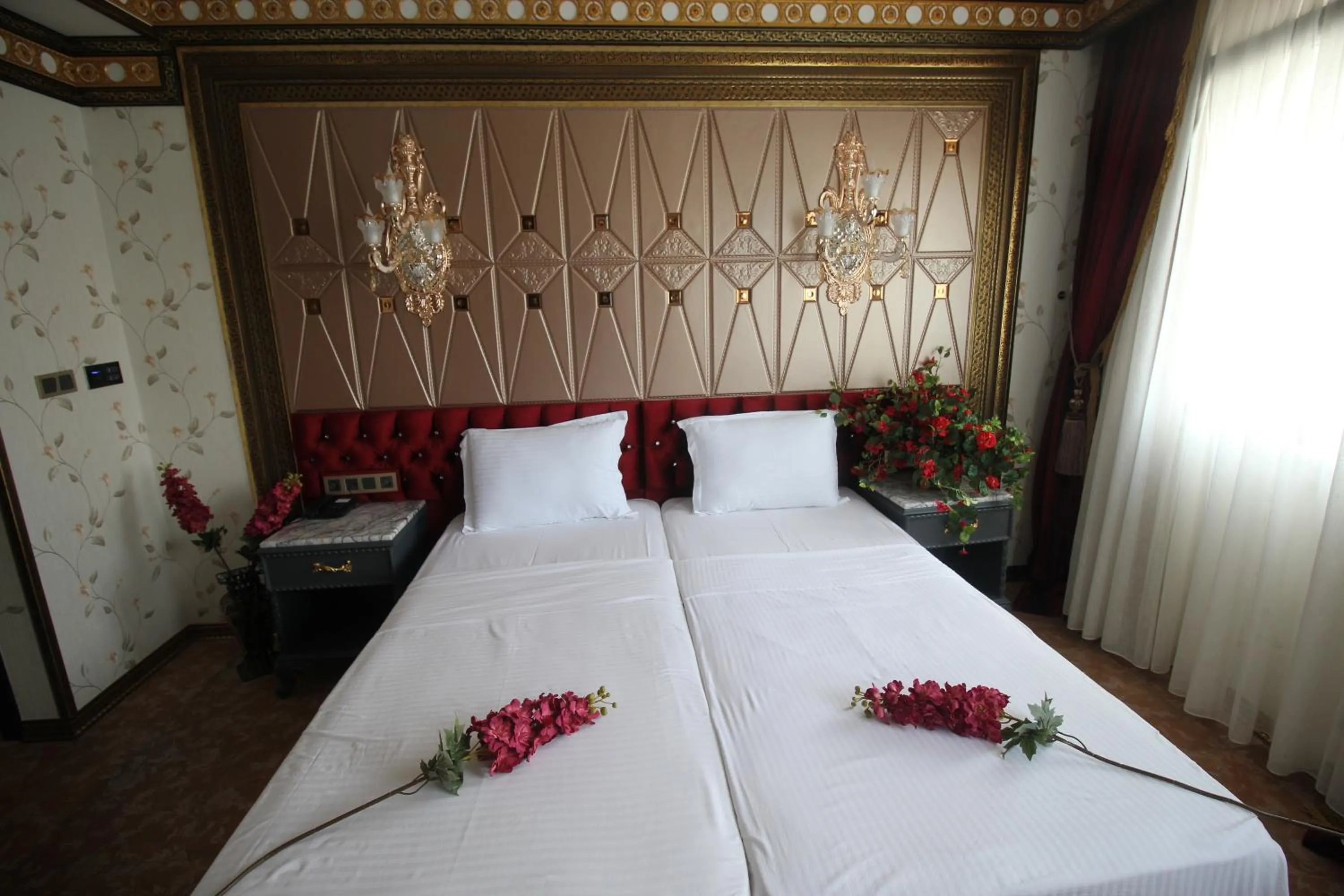 Bed in Laleli Blue Marmaray Hotel