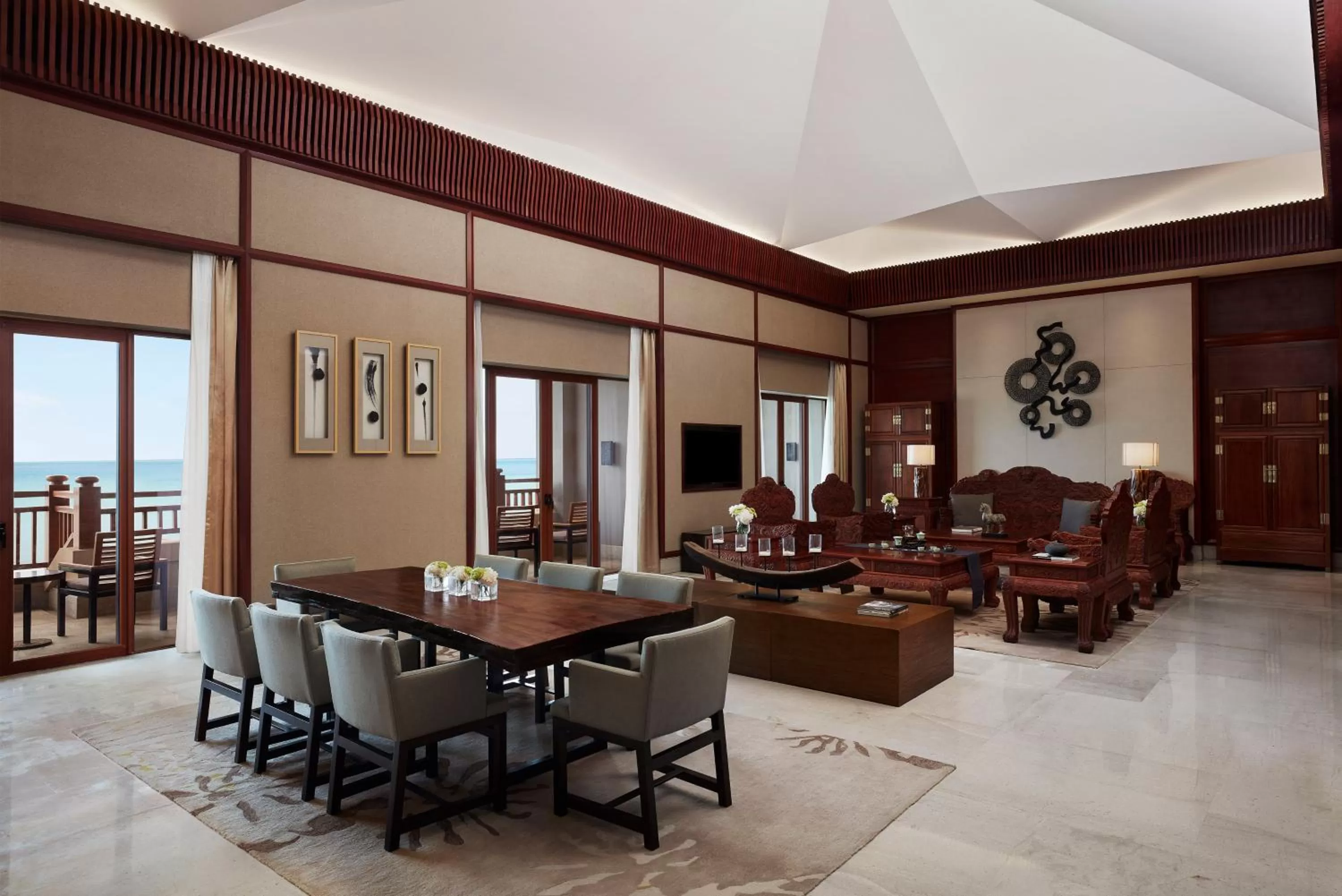 Living room in Haikou Marriott Hotel