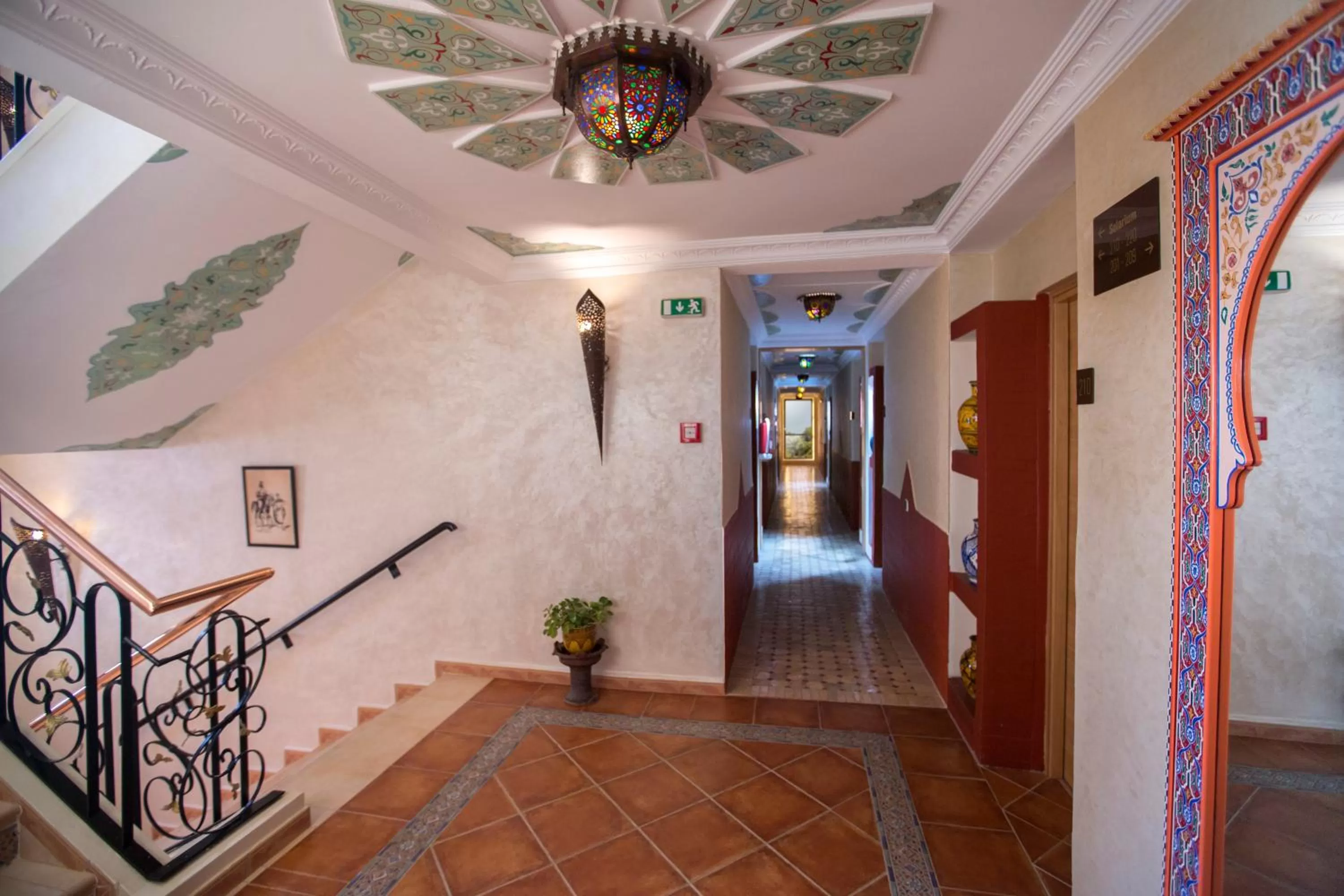 Decorative detail in Atlantic Hotel Agadir