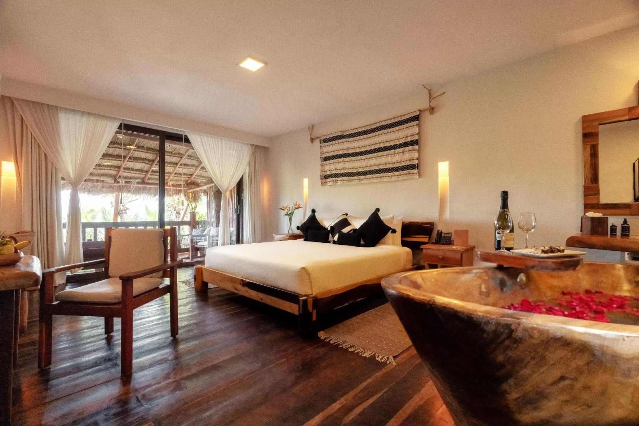 Bed in Kanan Tulum Hotel & Spa Adults Only Playground