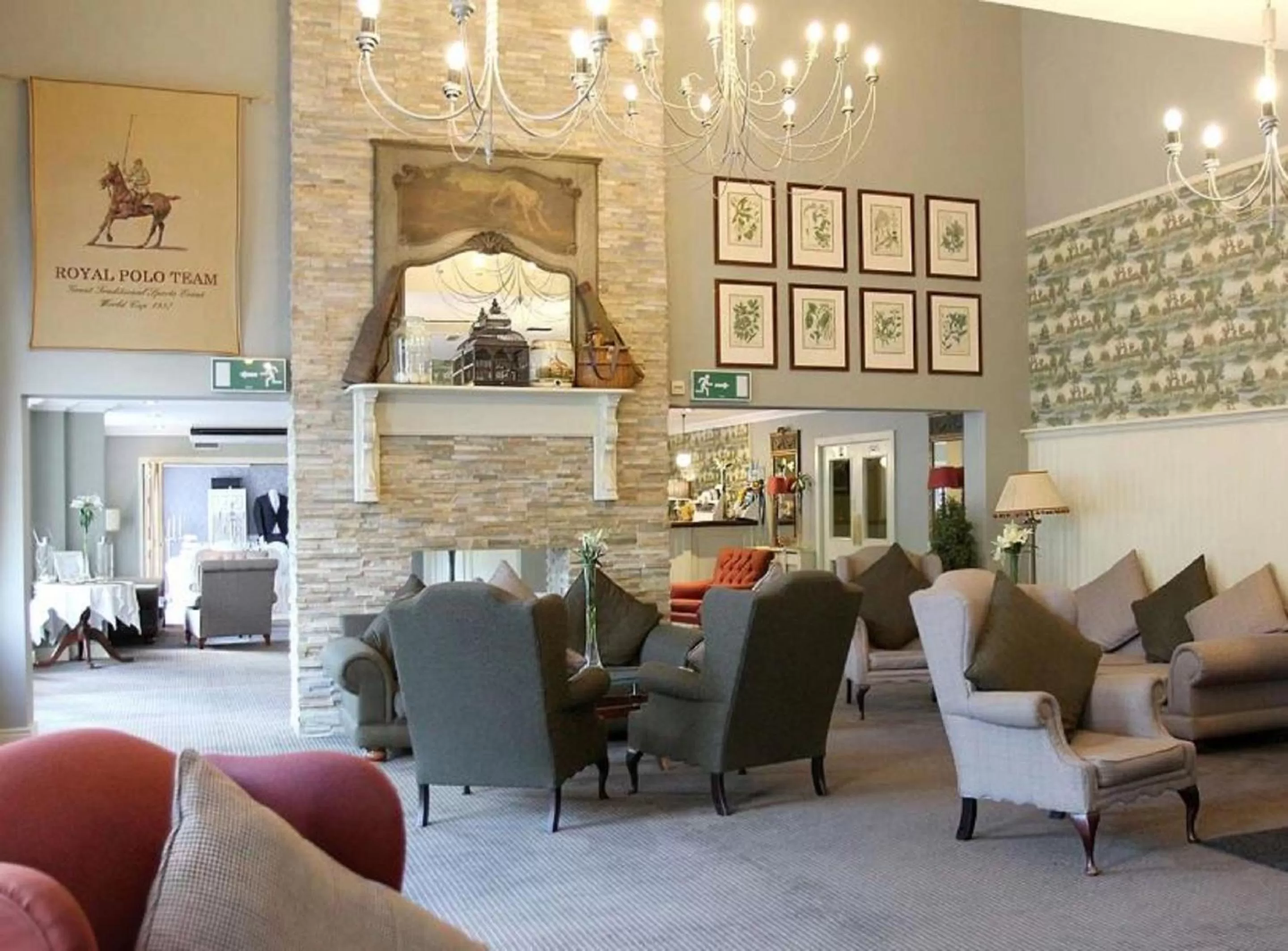 Lobby or reception in The Abbeyleix Manor Hotel