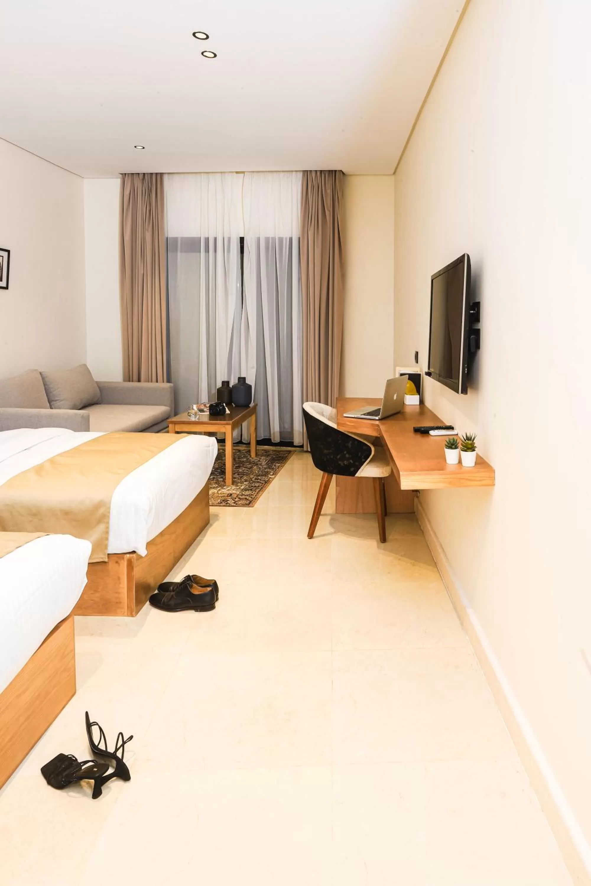 View (from property/room), Bed in NewCity Hotel & Suites