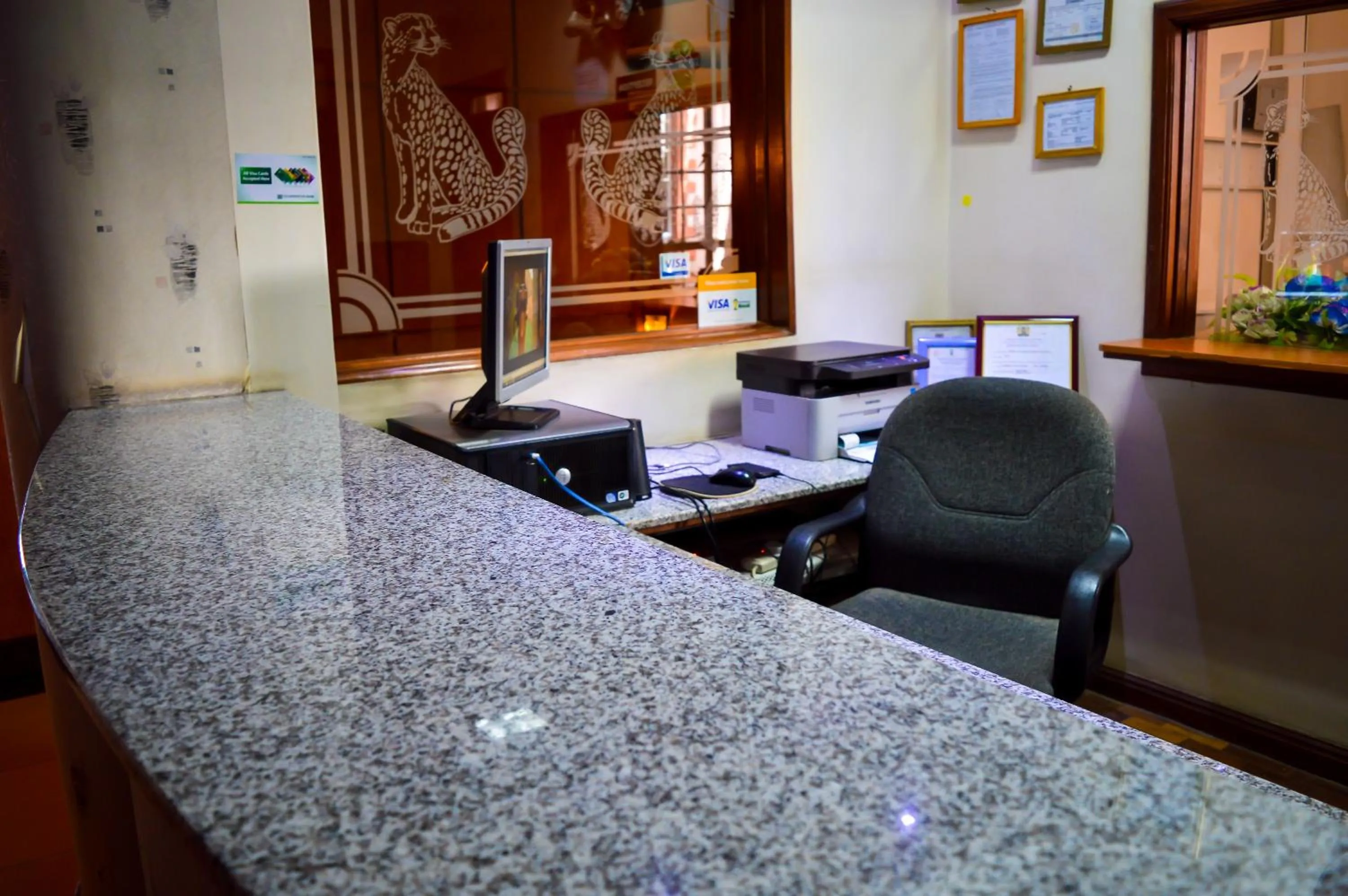 Lobby or reception in Anthena Hotel