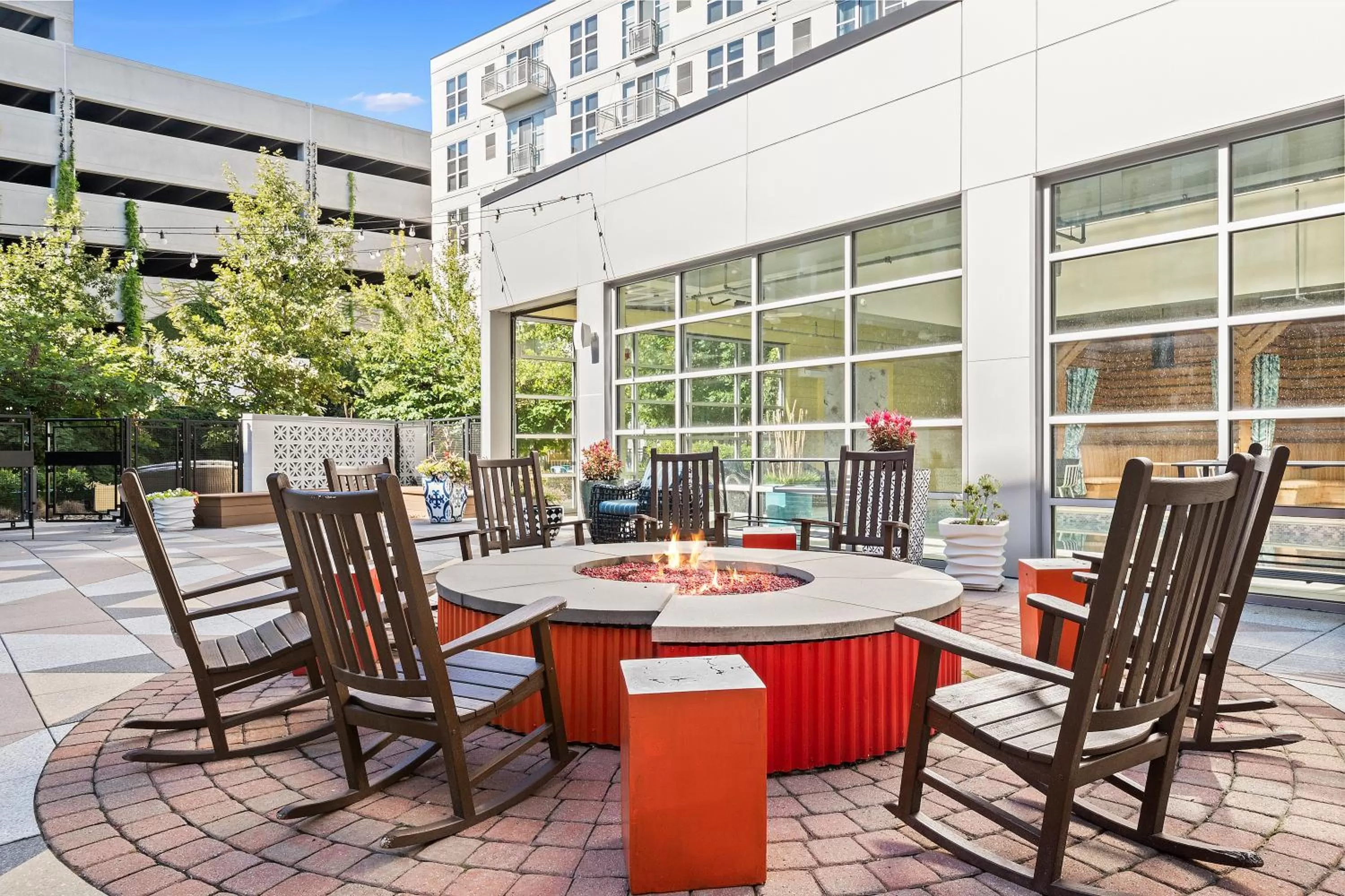 Patio in Kasa South Side Pittsburgh