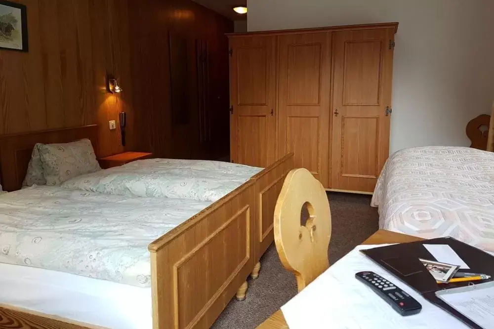 Triple Room with Balcony in Hotel Krone - only Bed & Breakfast Triple Room with Balcony in Hotel Krone - only Bed & Breakfast