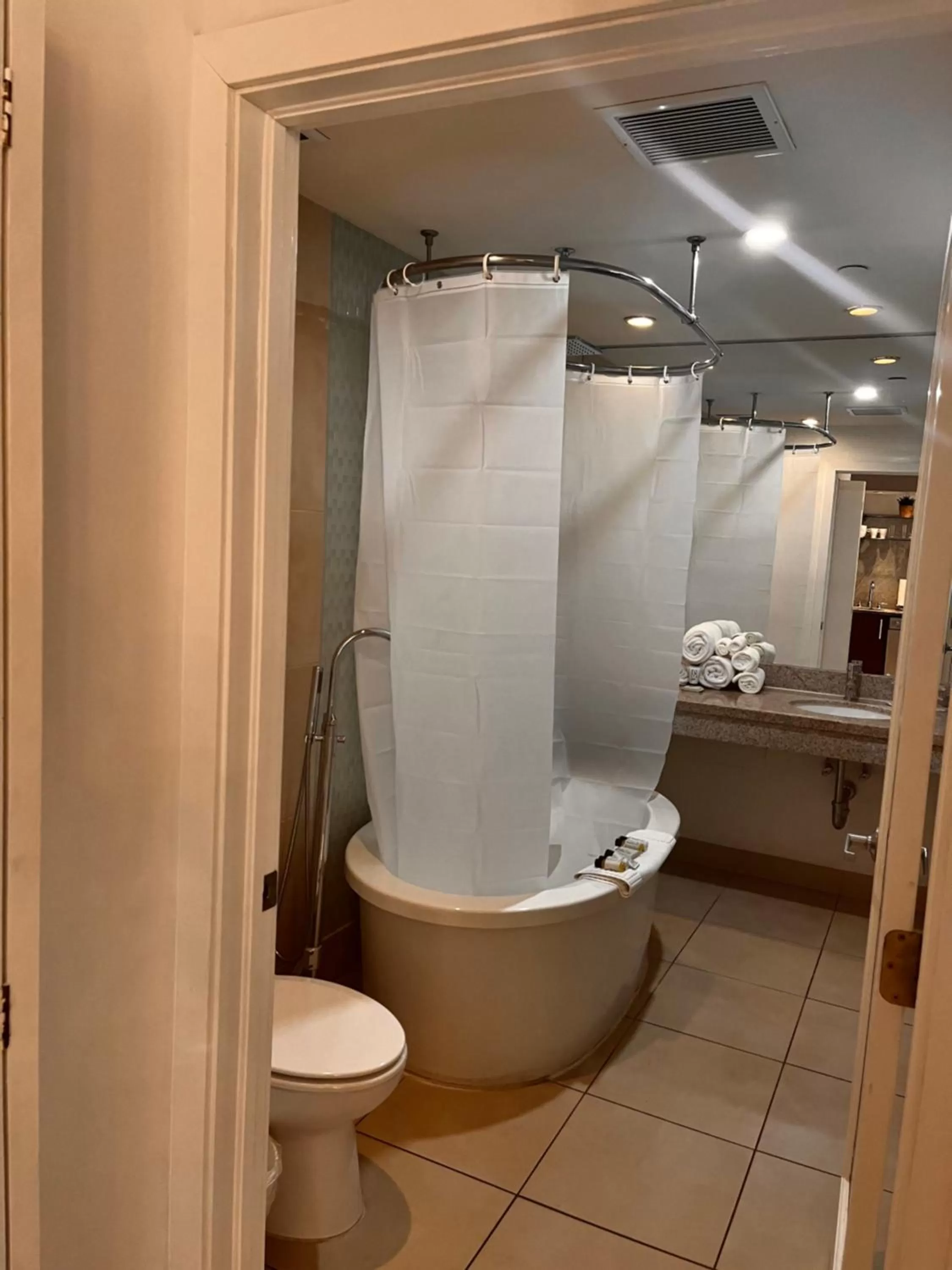 Toilet, Bathroom in Suites at The Strand on Ocean Drive