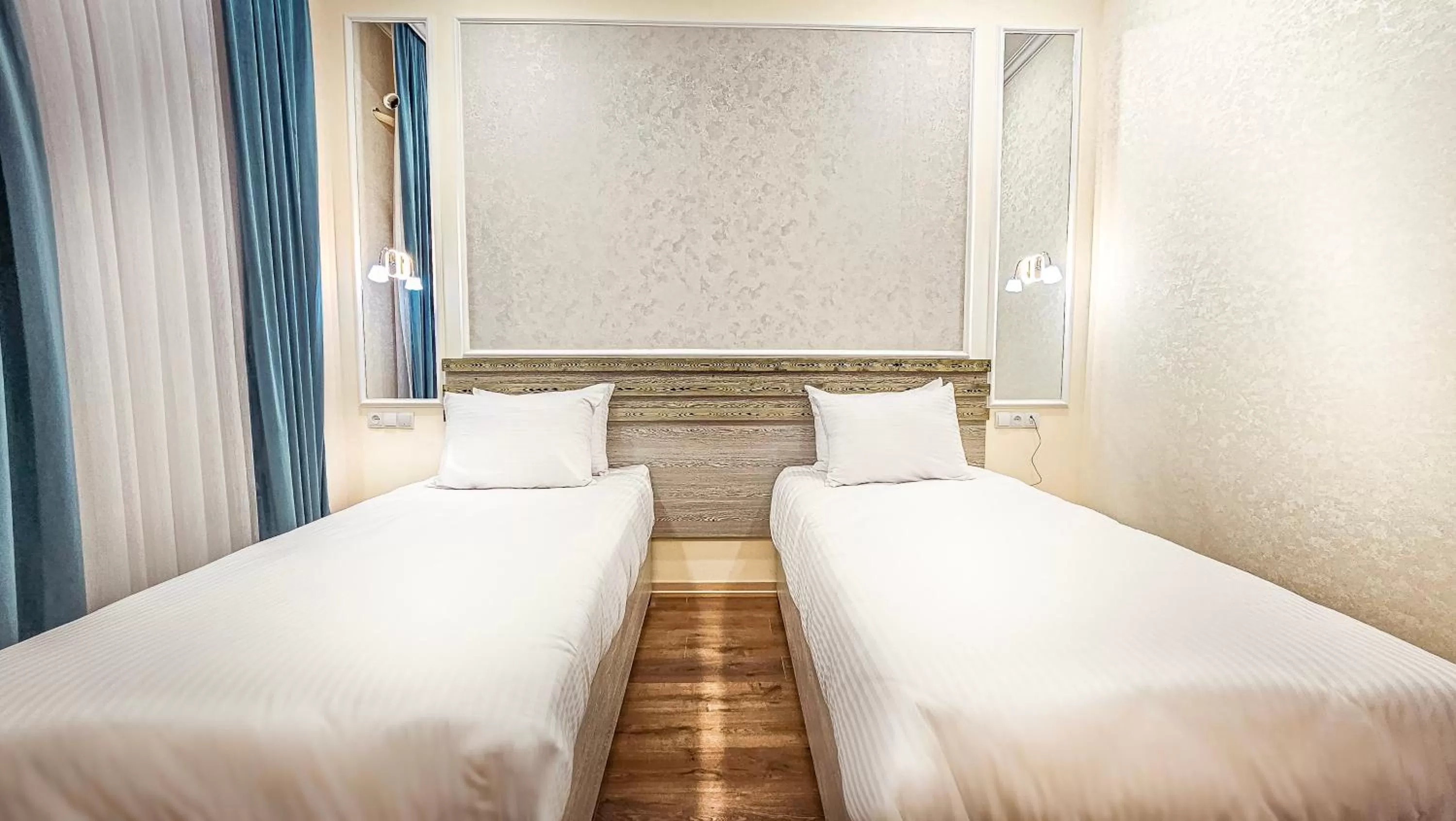 Bed in Hotel Bankir Khiva