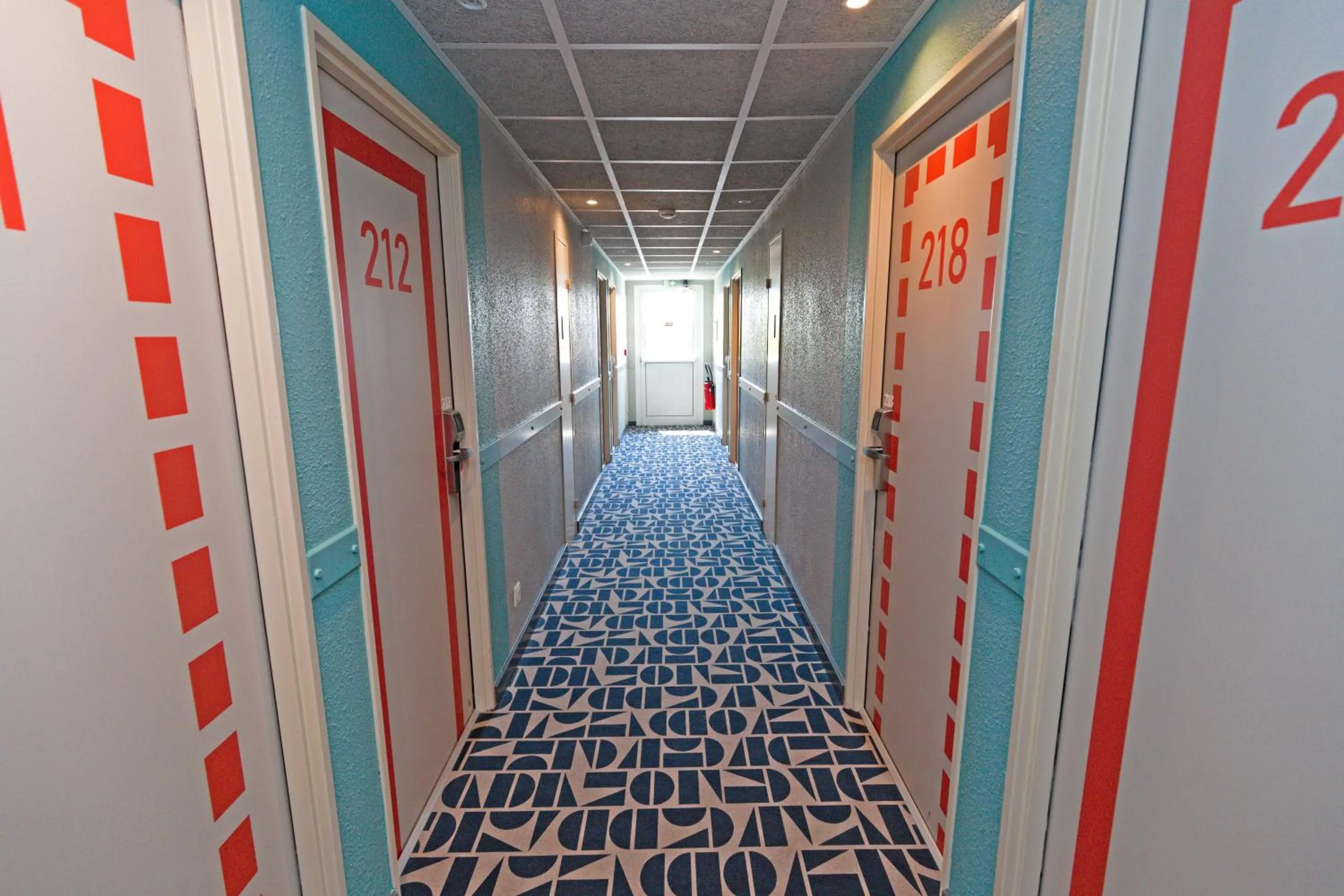 Decorative detail in ibis Budget La Teste Bassin d'Arcachon