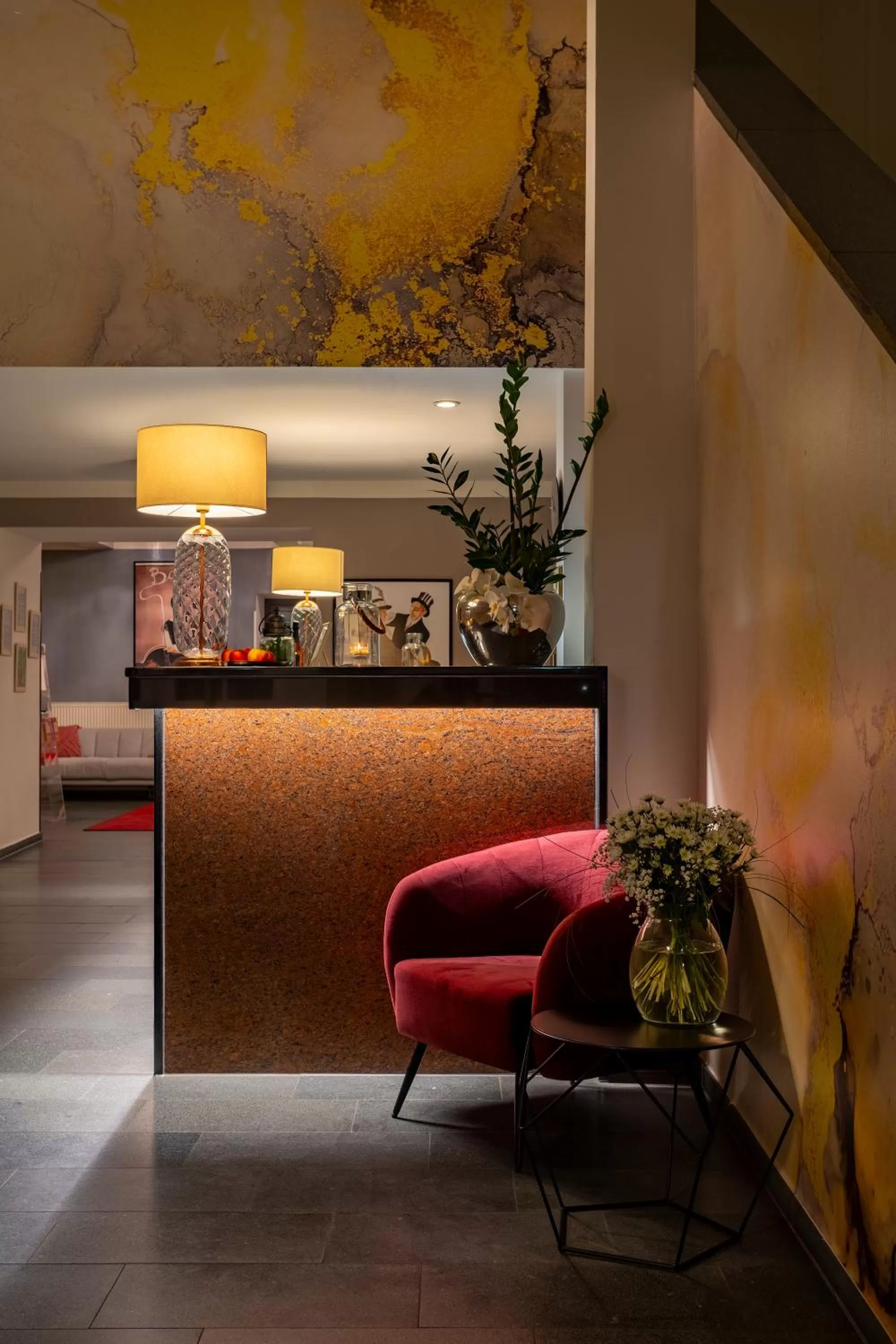 Lobby or reception in Batschari Palais Baden-Baden