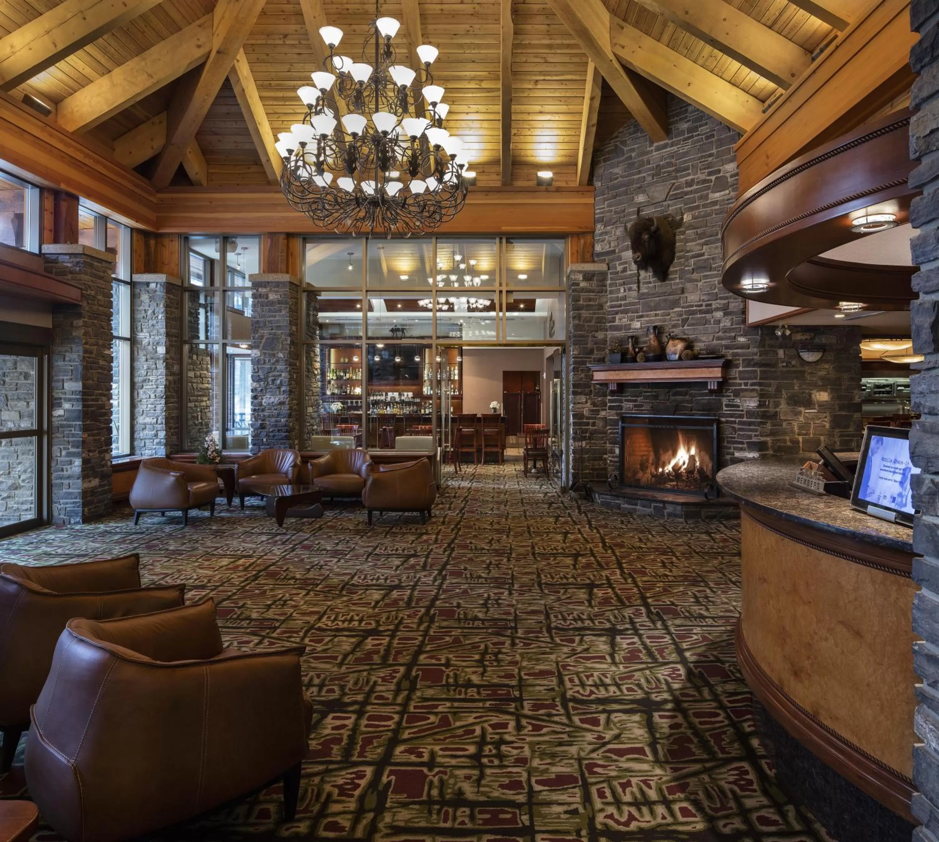 Lobby or reception in Royal Canadian Lodge