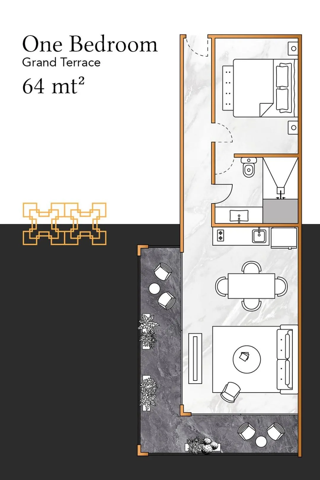 Floor plan in Serenity Hotel Boutique By Alsol