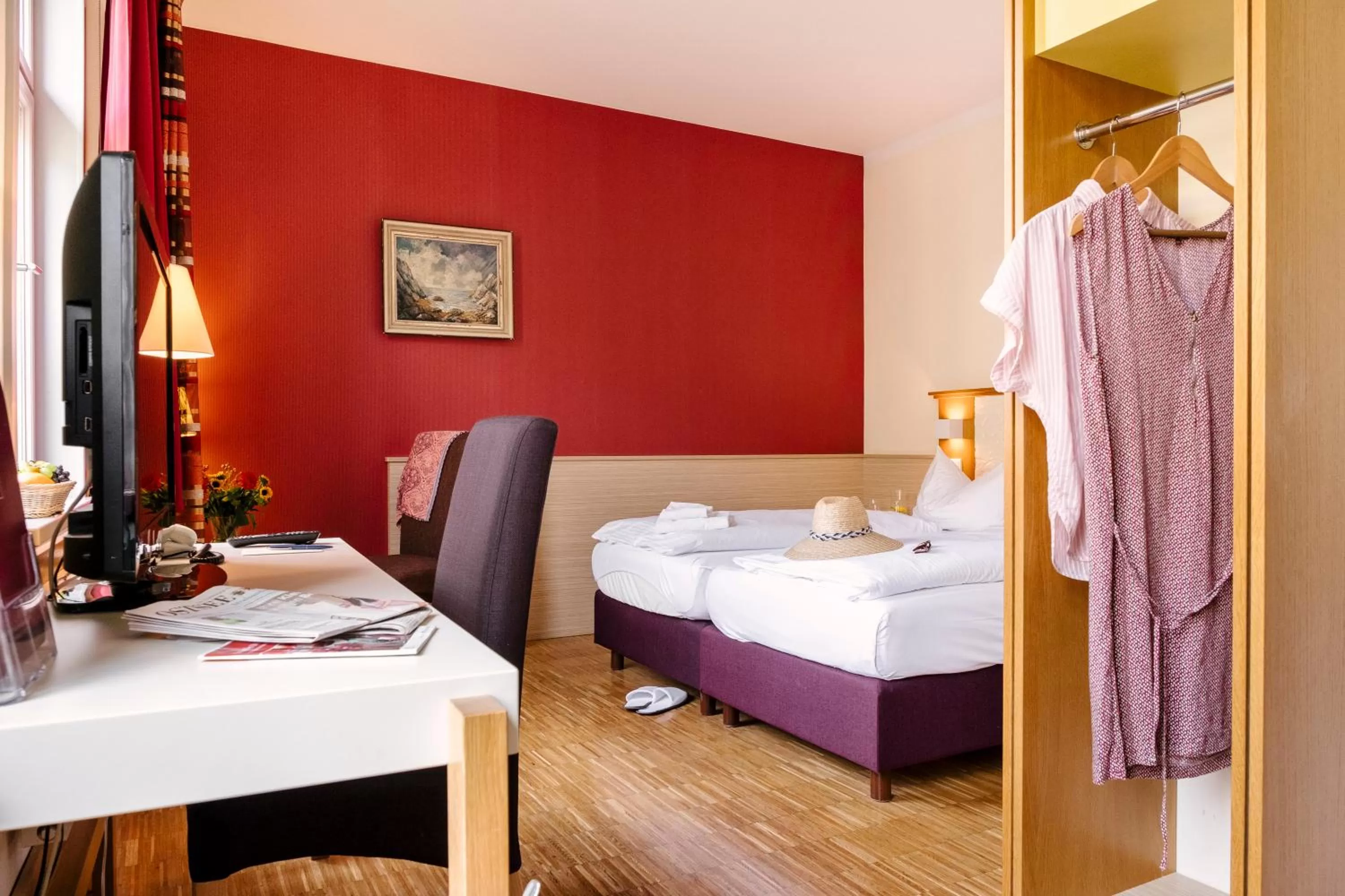 Bed in Hotel am Jungfernstieg