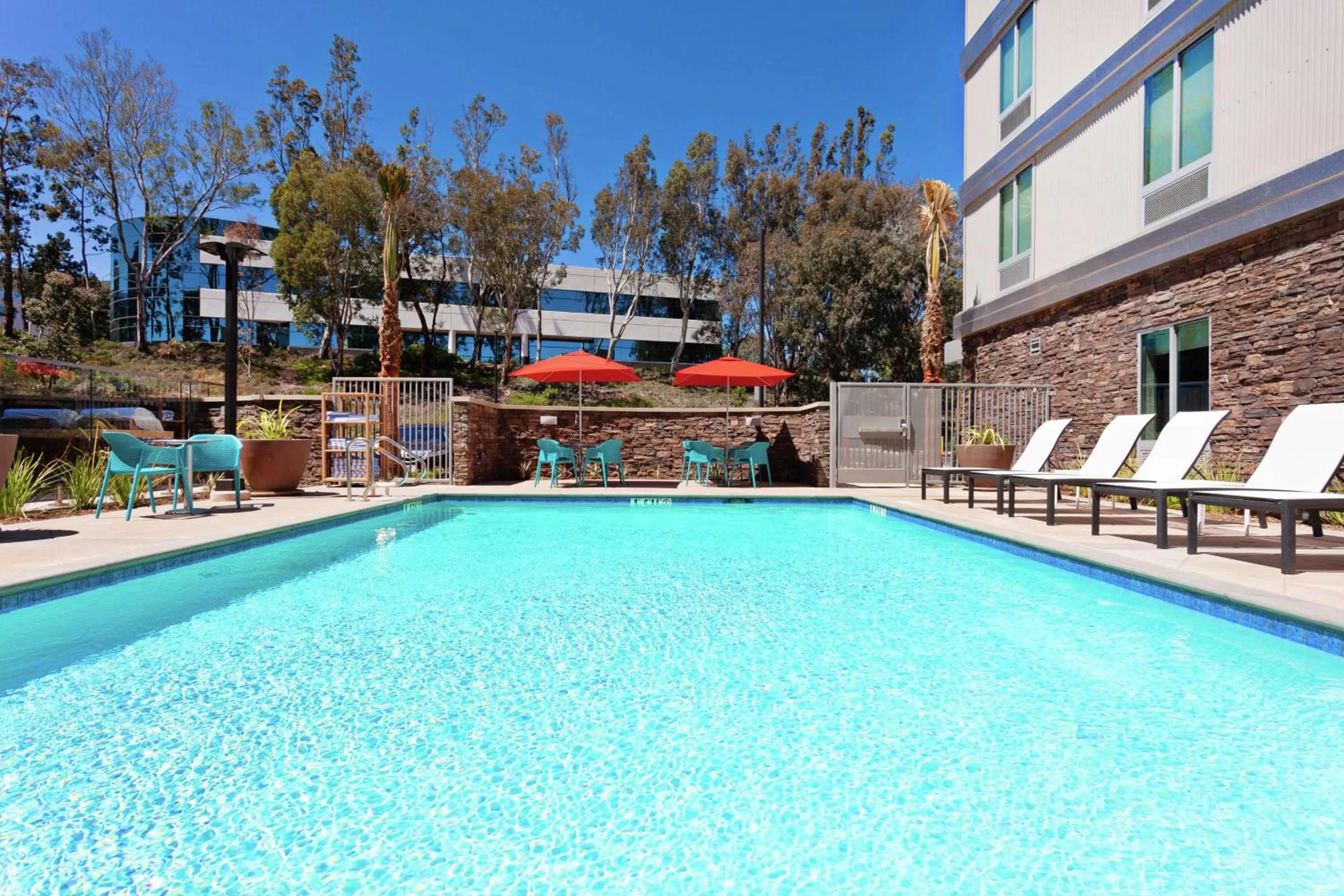 Pool view in Home2 Suites By Hilton Temecula