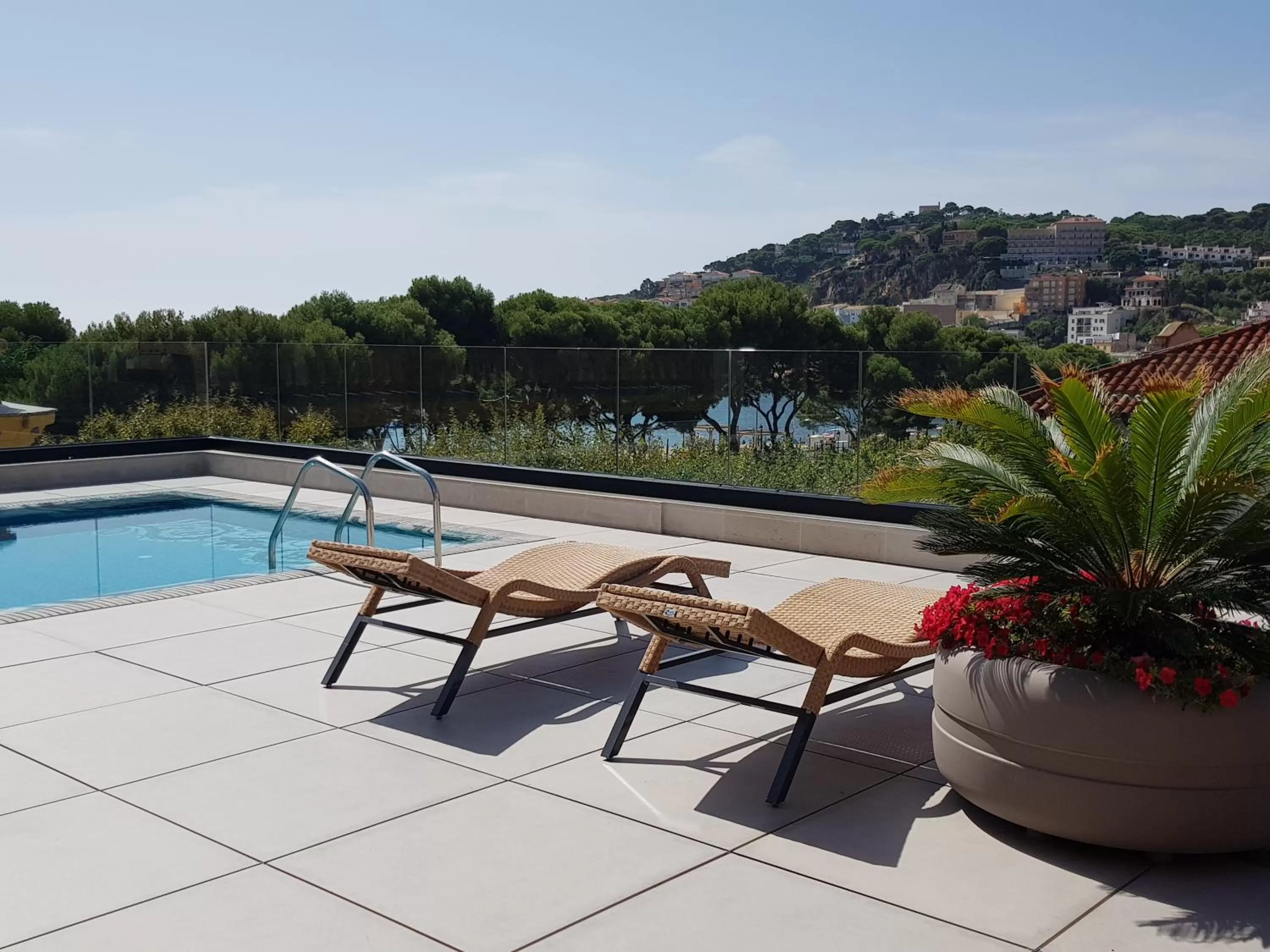 Balcony/Terrace in Boutique Hotel Élke Spa Superior