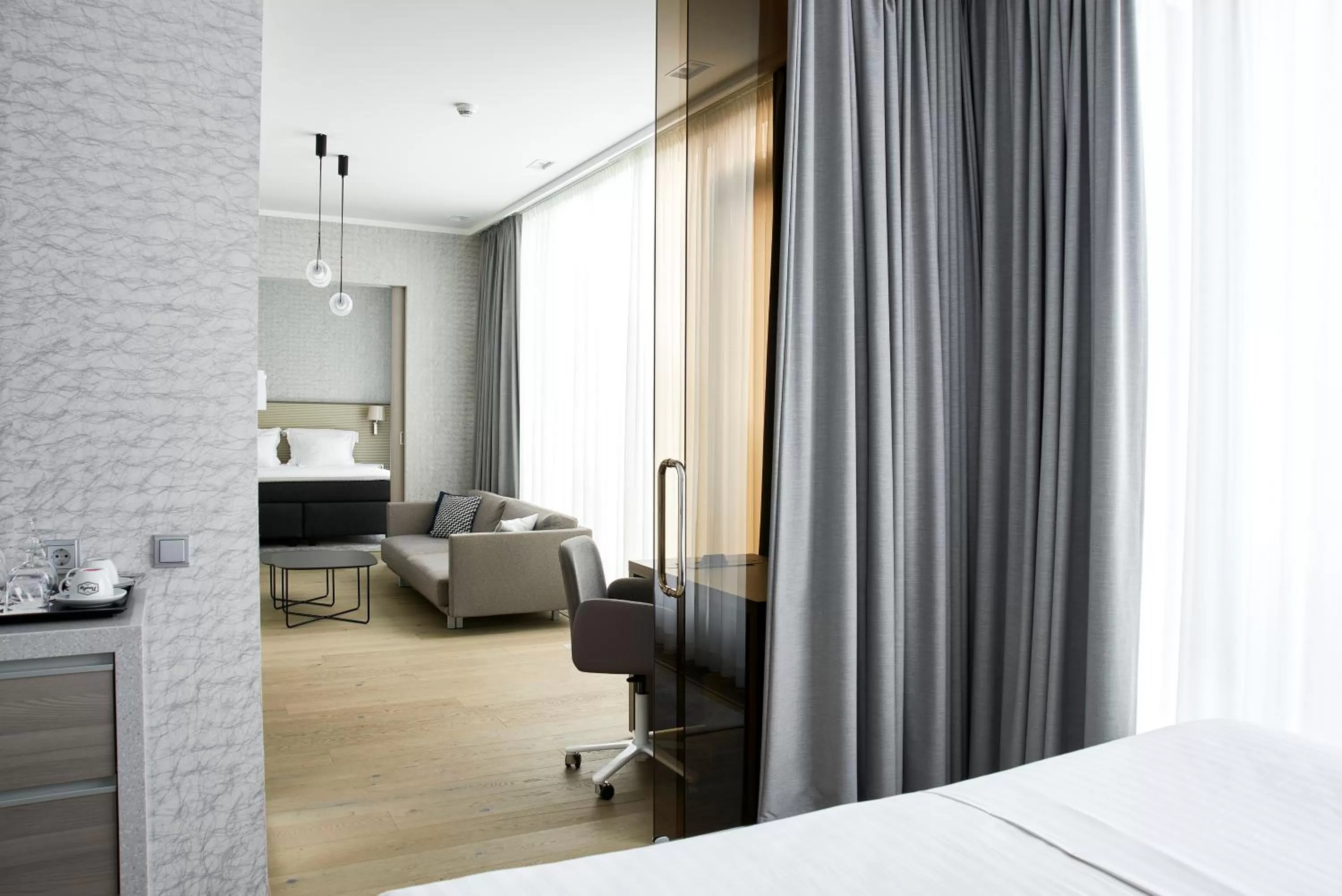 Living room, Bed in Tallink Spa & Conference Hotel