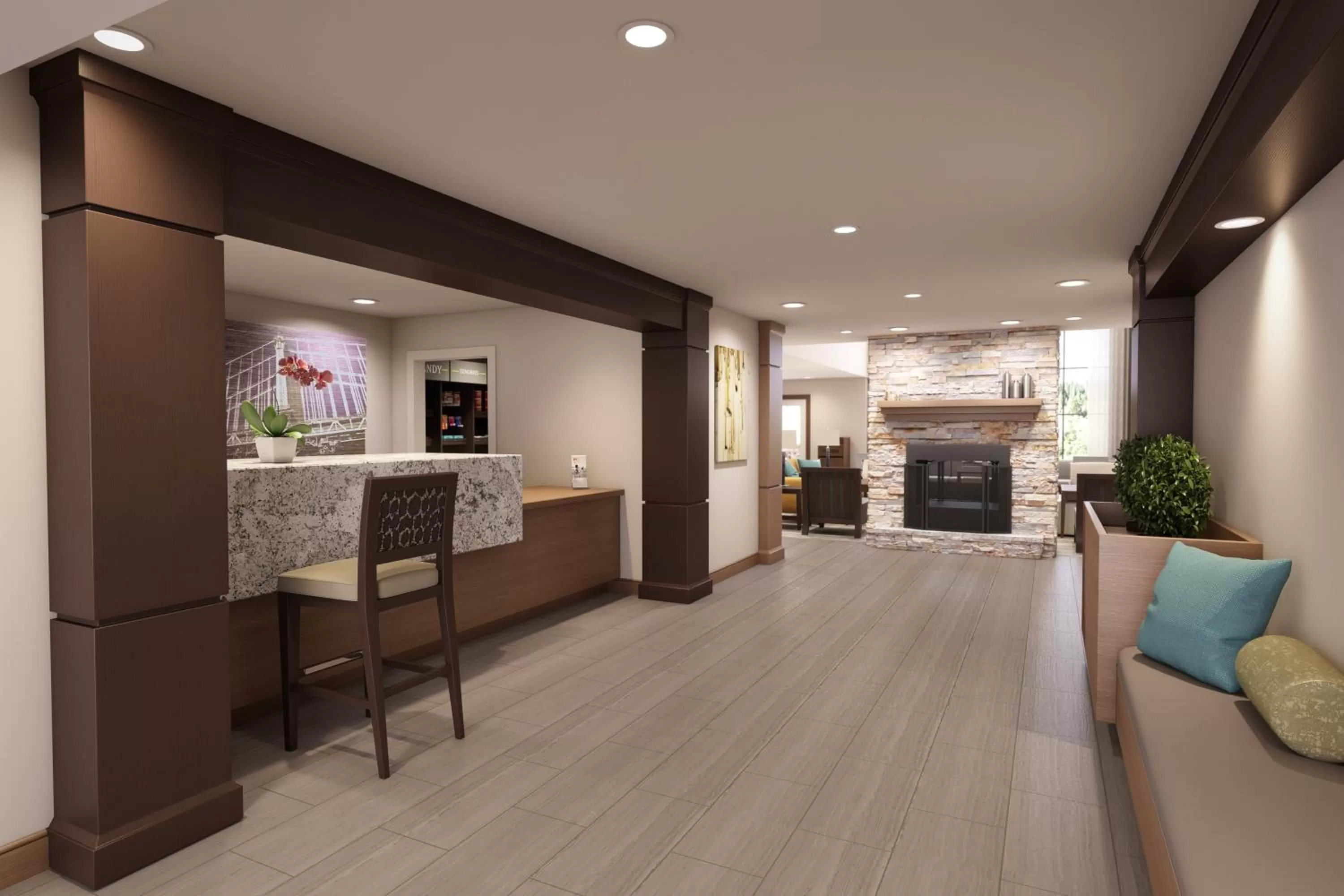 Lobby or reception in Staybridge Suites Quantico-Stafford by IHG