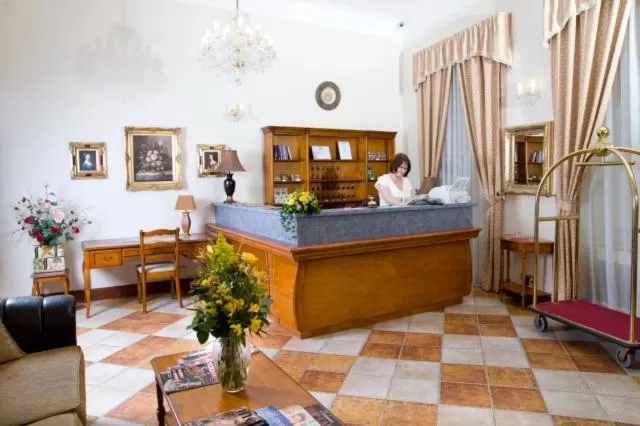 Lobby or reception in Chateau Zbiroh