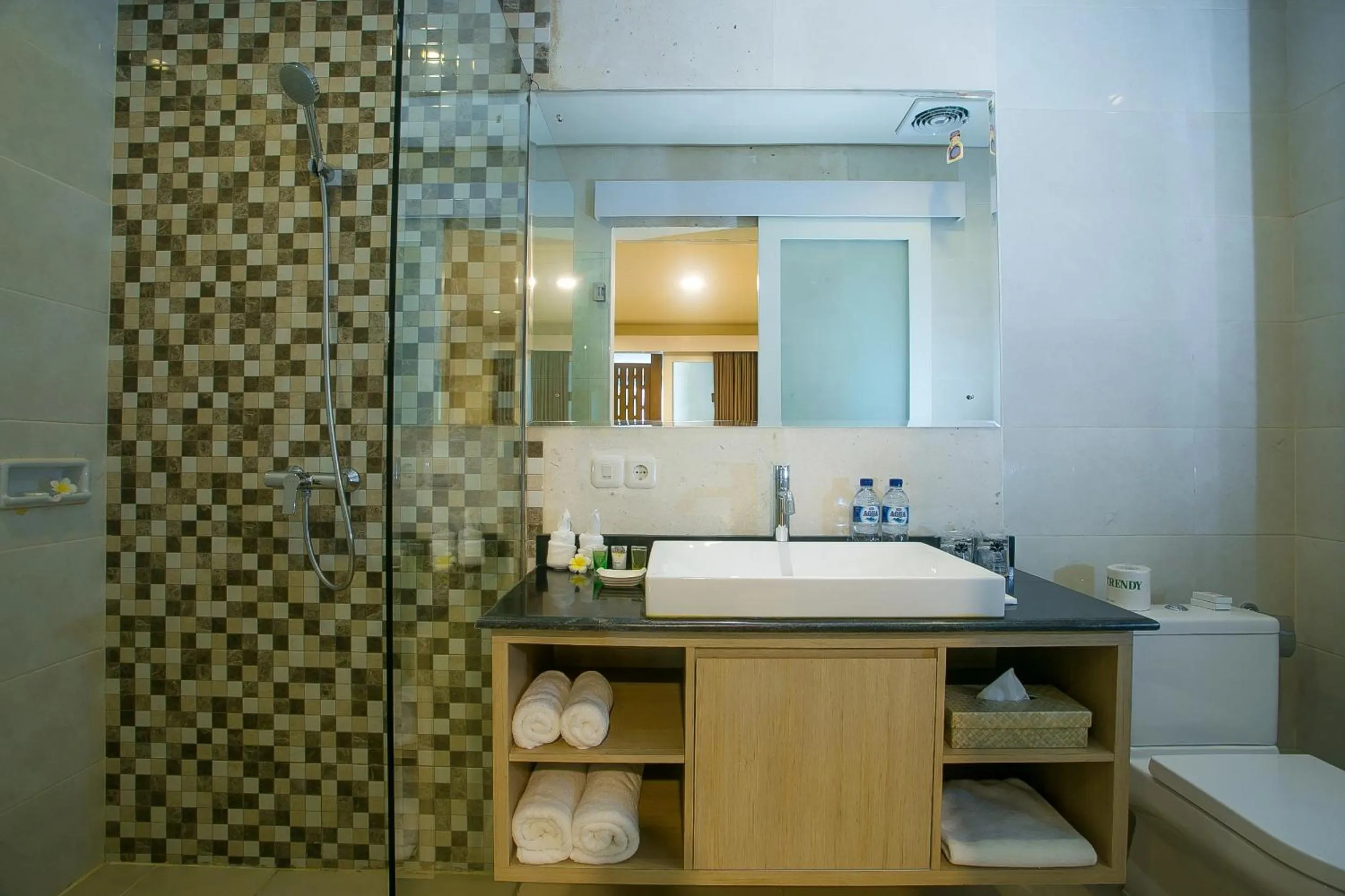 Toilet in Mahalaksmi Boutique Hotel