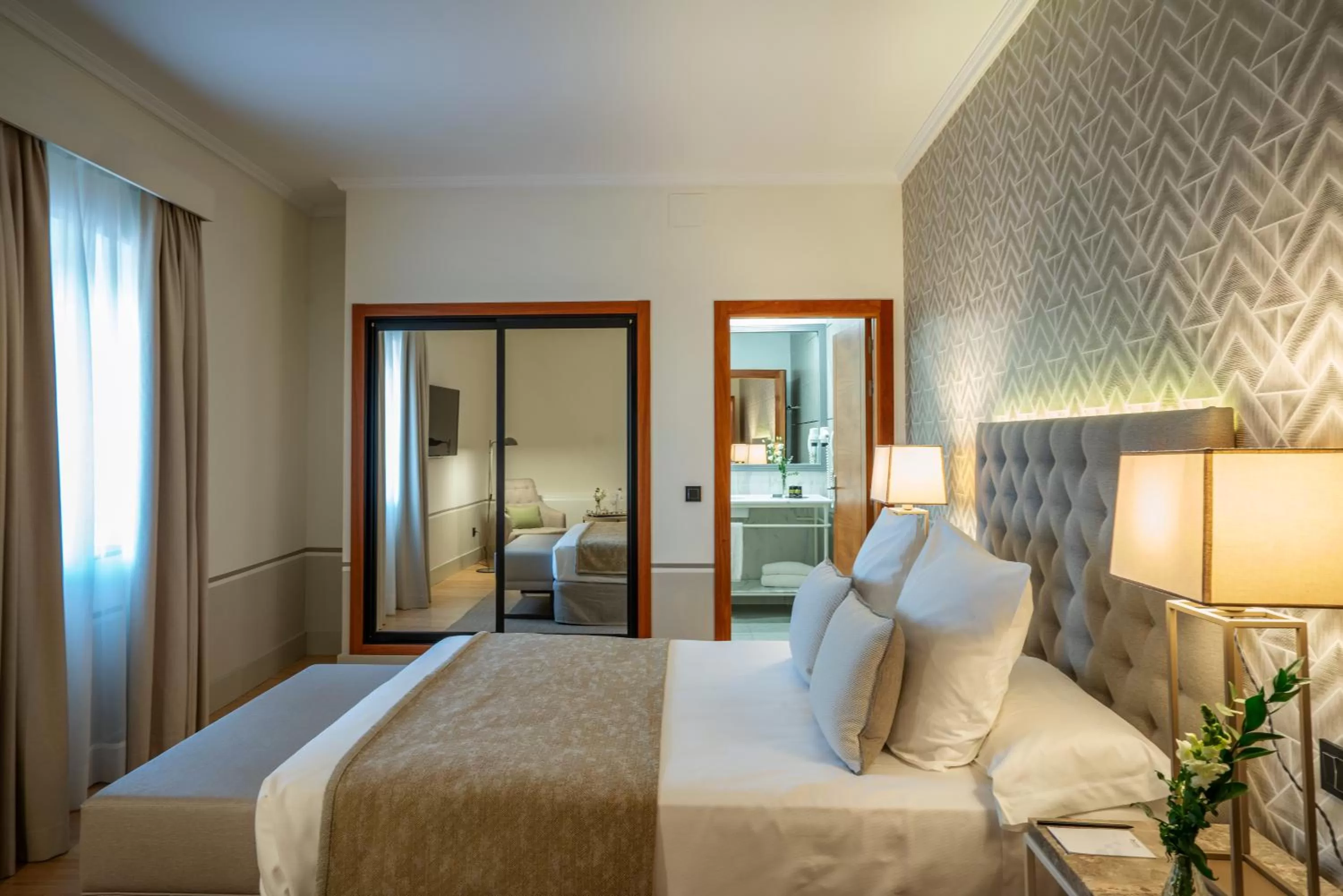 Bed in Hospes Palacio de Arenales & Spa