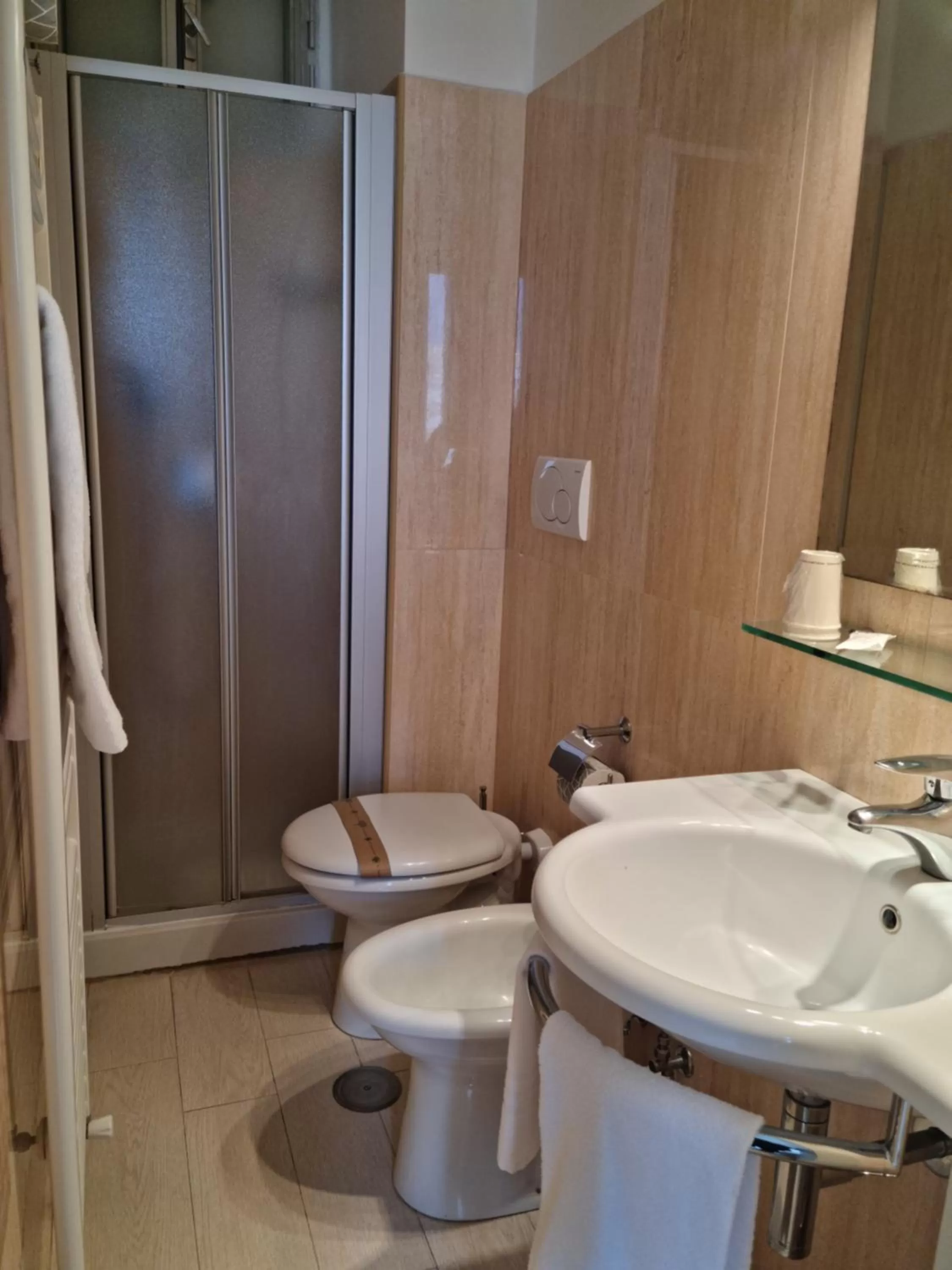 Shower in Hotel Virgilio