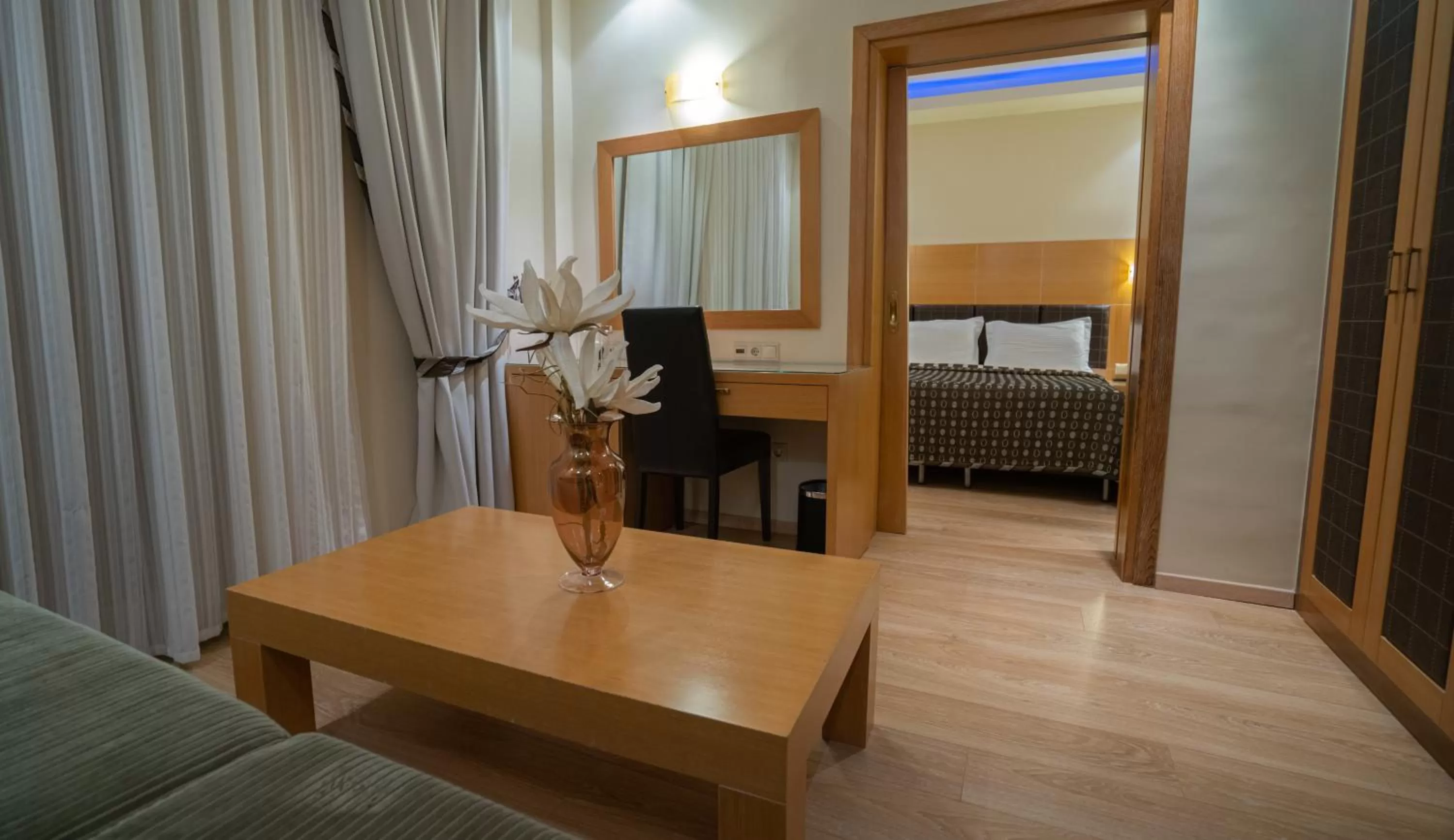 Living room, Bed in Pantelidis Hotel & Spa