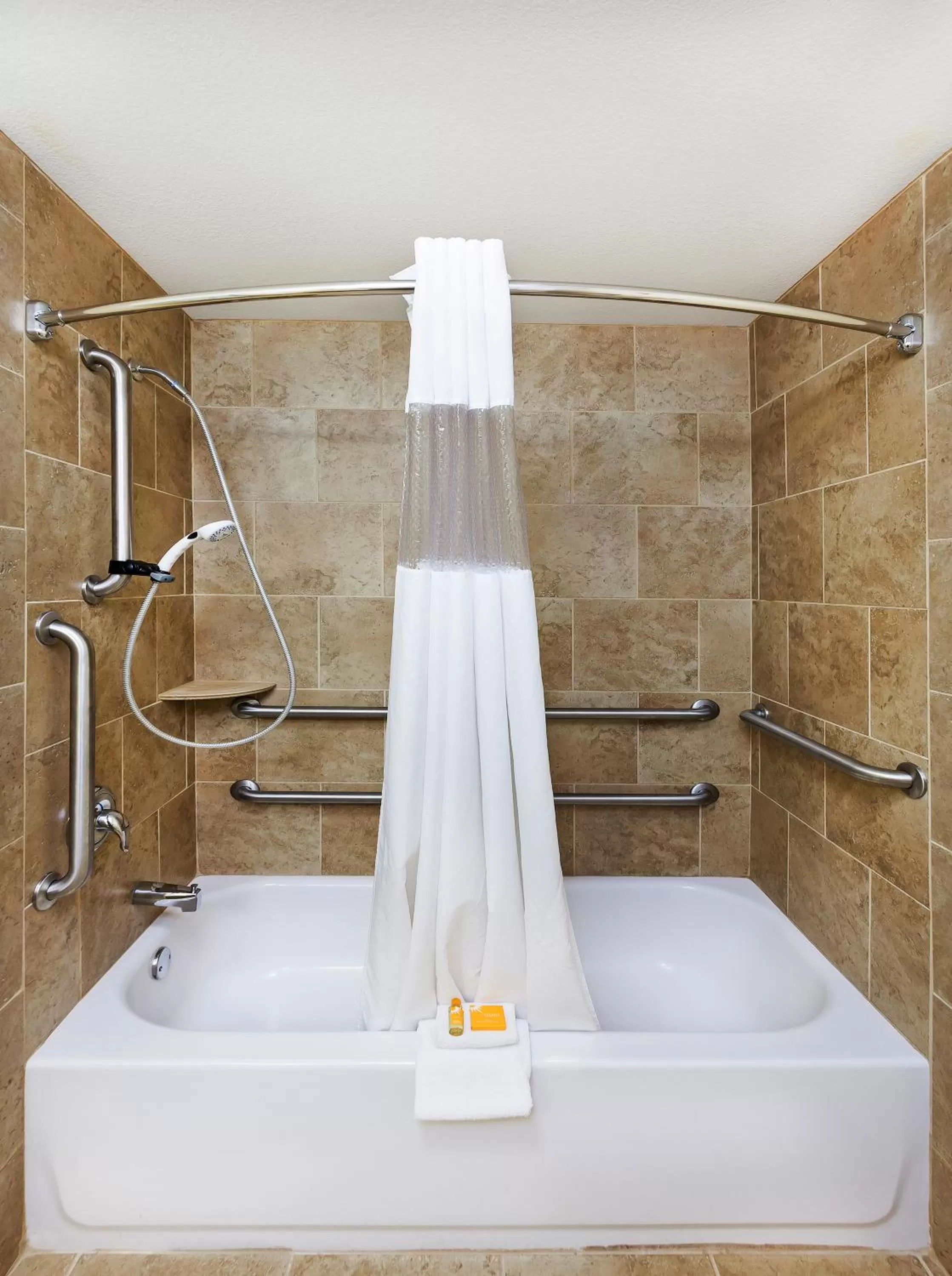 Bathroom in La Quinta by Wyndham Dickinson