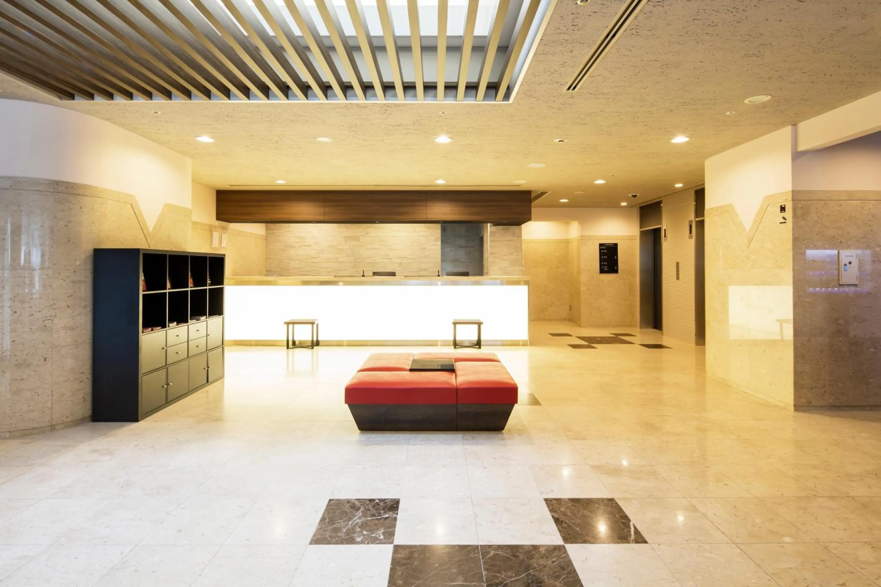 Lobby or reception in HOTEL MYSTAYS Ueno East