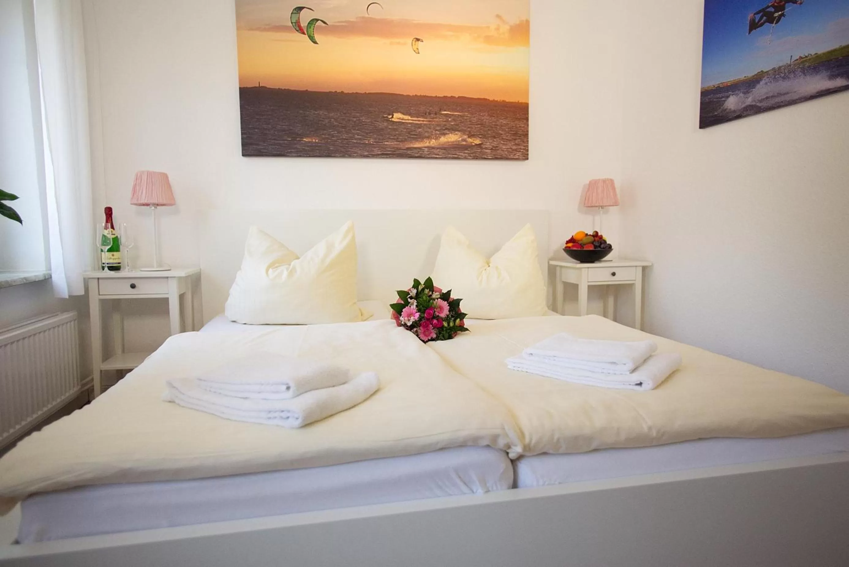 Bed in Pfannkuchenhaus Fehmarn