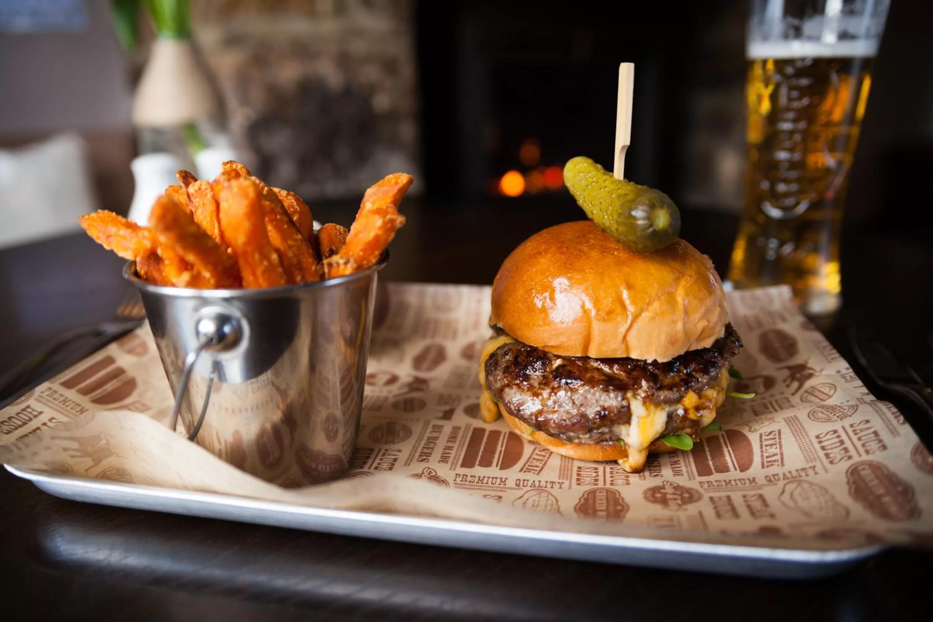 Food close-up in Black Horse Hotel