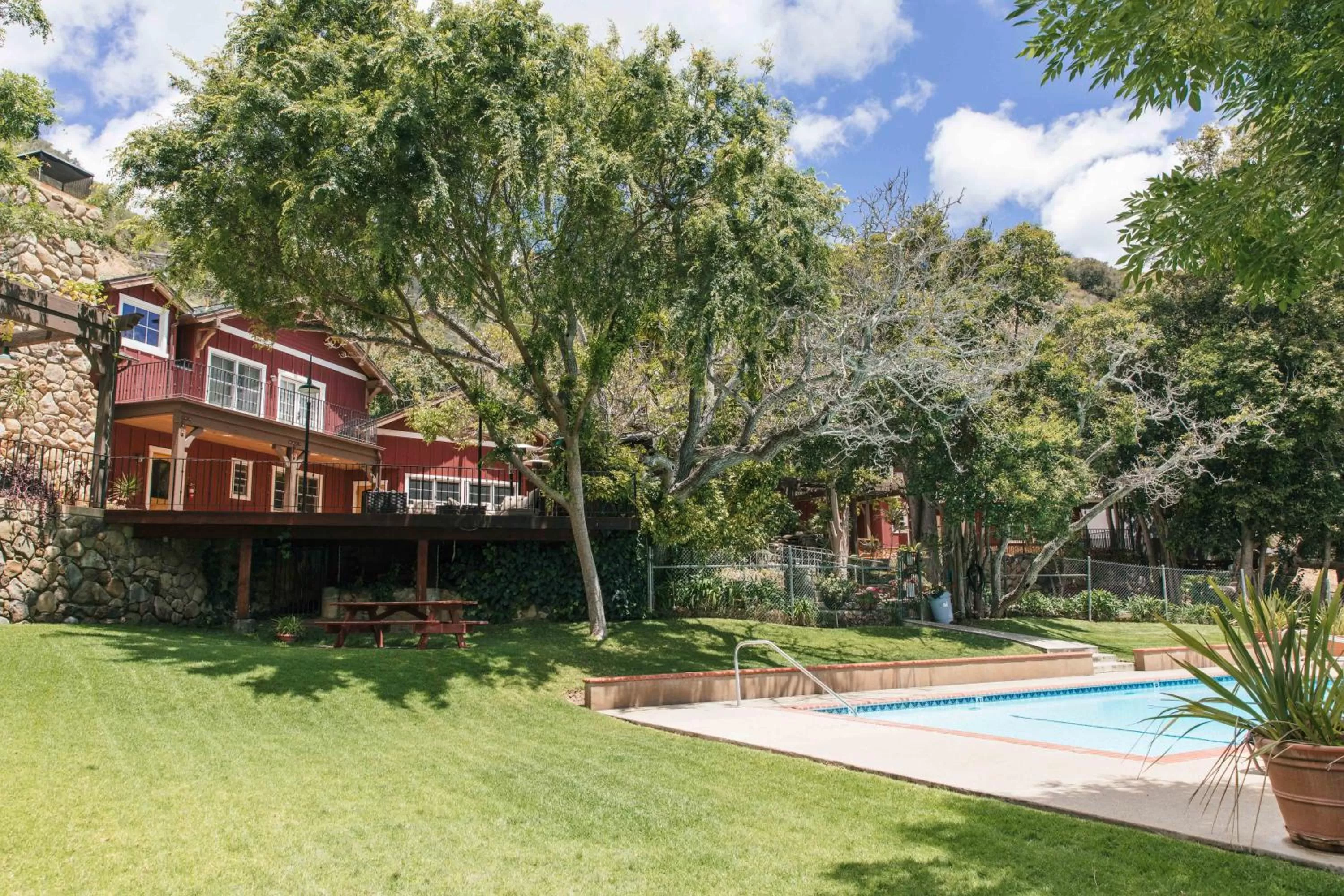 Patio, Property Building in Circle Bar B Guest Ranch