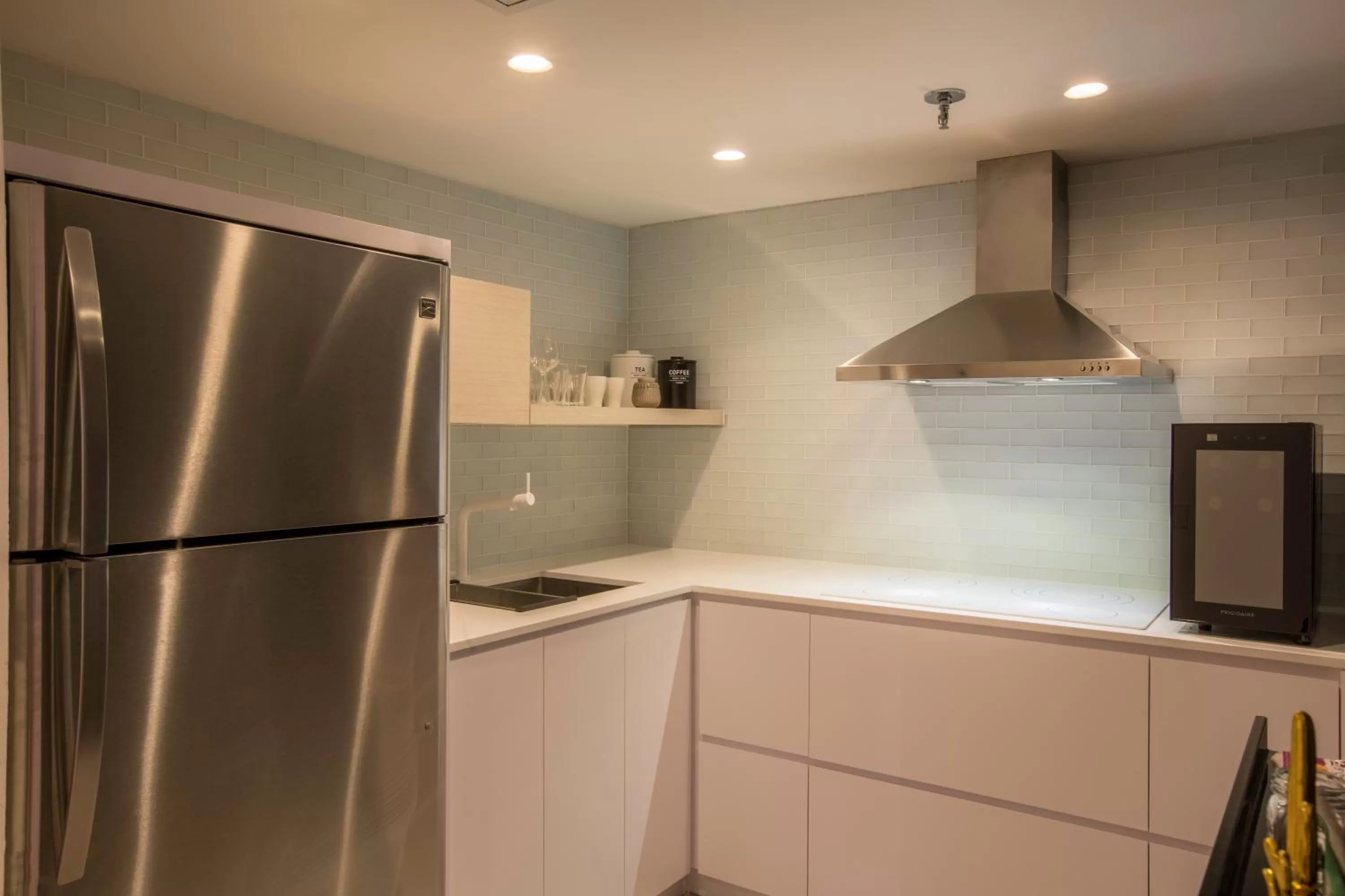 Kitchen or kitchenette, Kitchen/Kitchenette in OCEAN VIEW DELUXE SUITE: PVT. BEACH & POOL