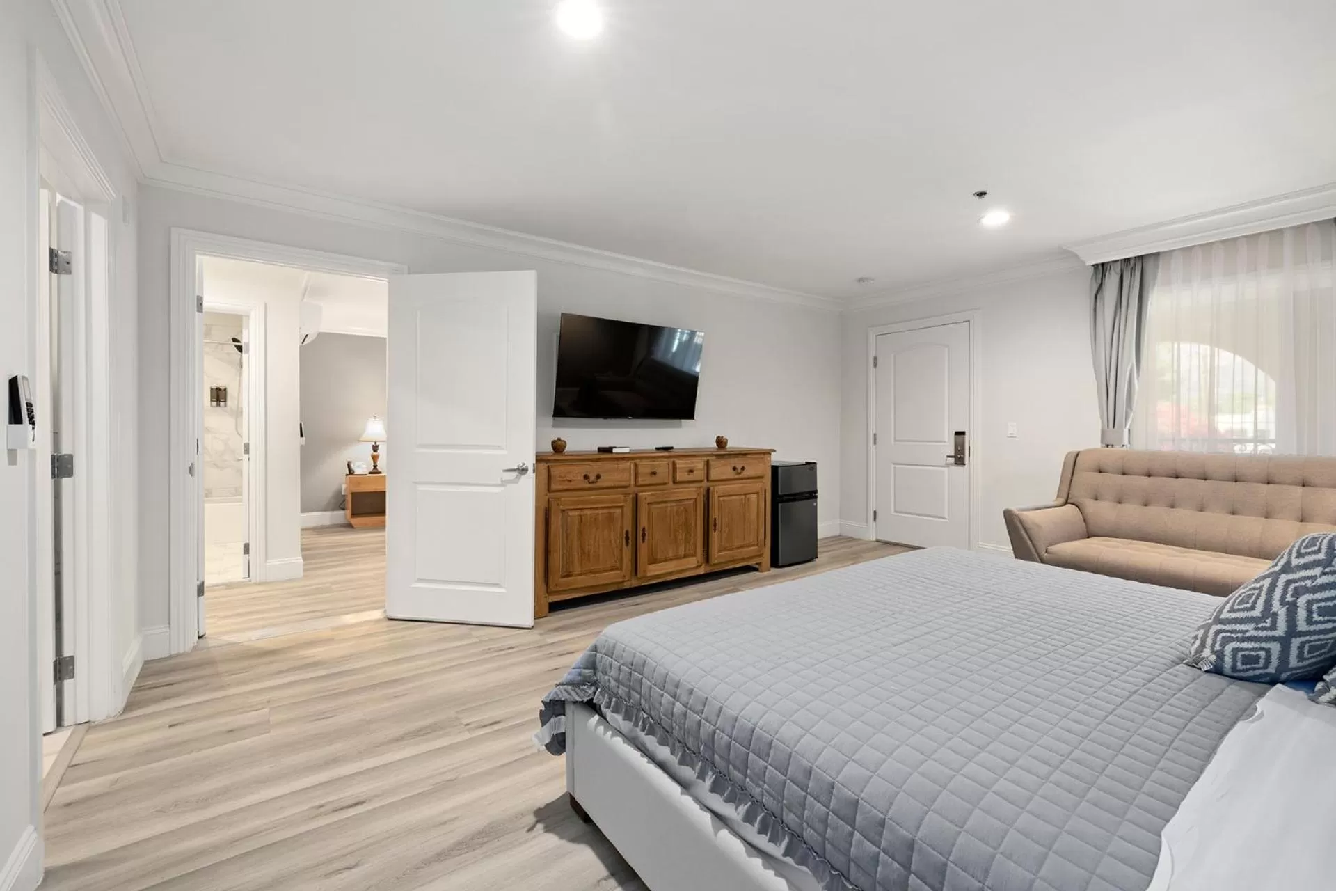 Bed in Hotel Huntington