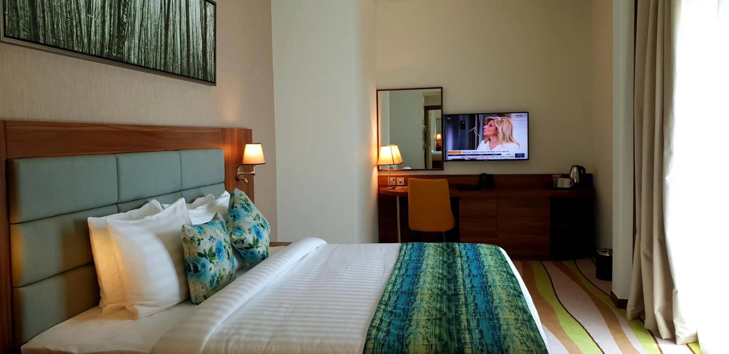 Bed in Jacob's Garden Hotel