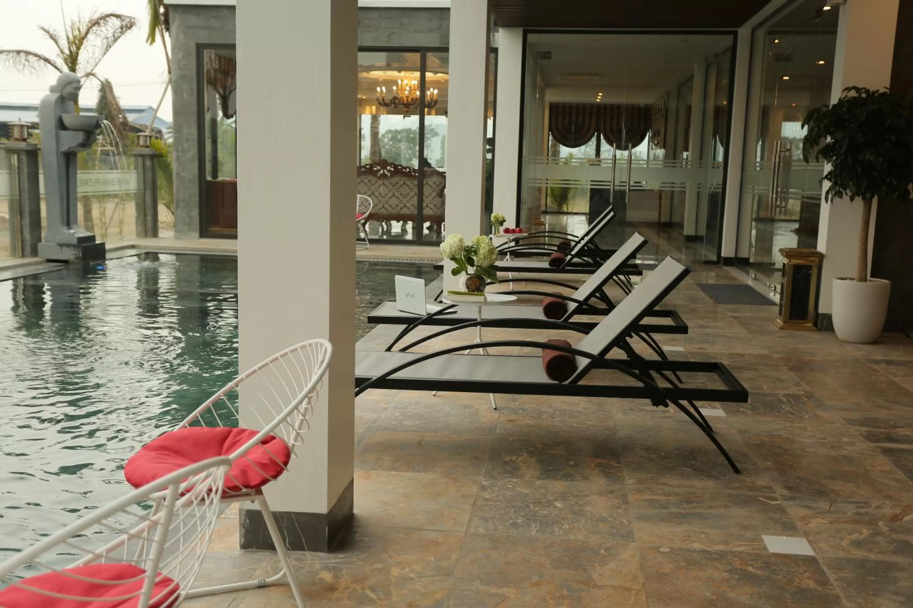 Patio in Ninh Bình Premier hotel
