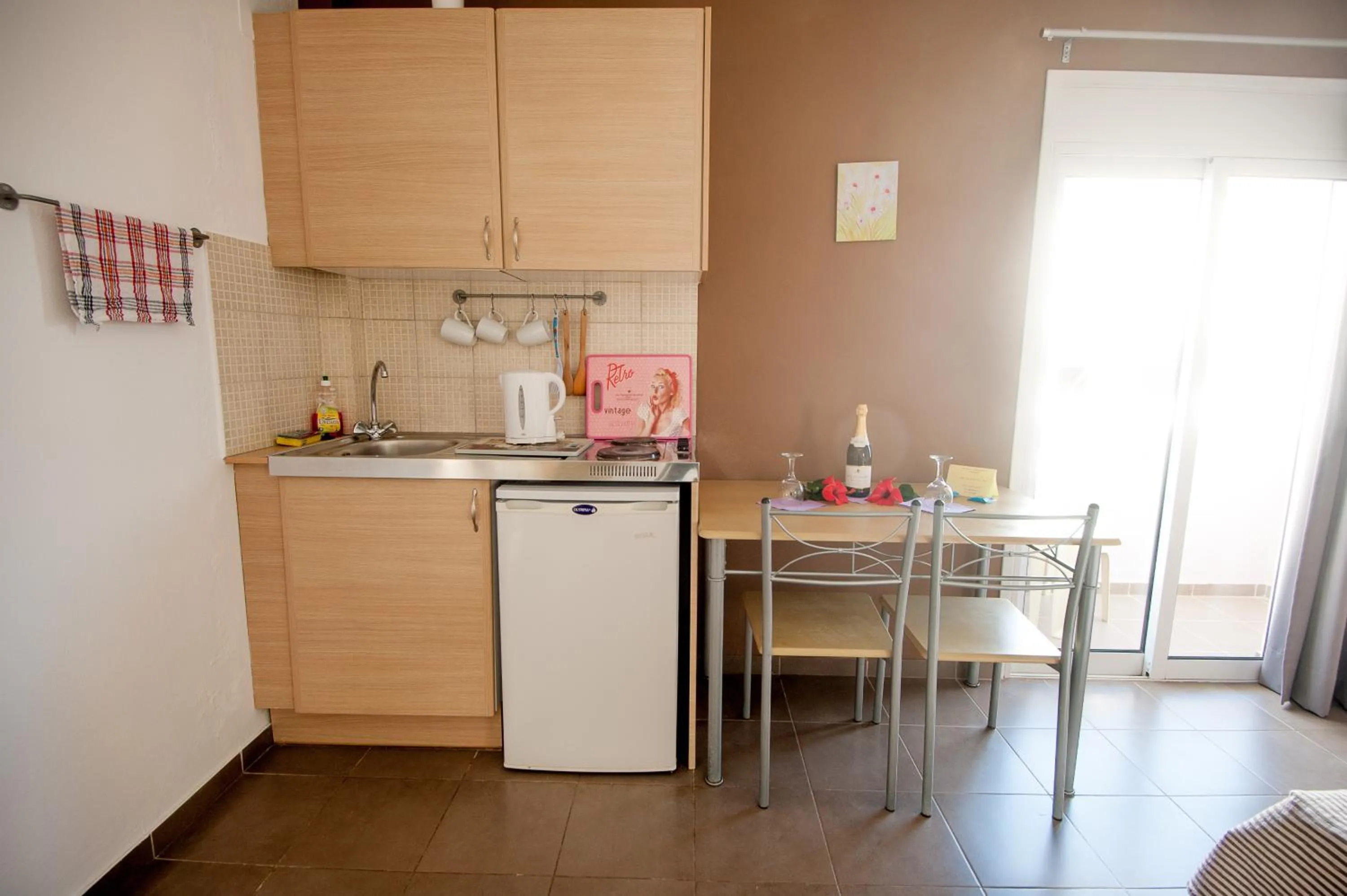 Kitchen or kitchenette in Elounda Sunrise Apartments