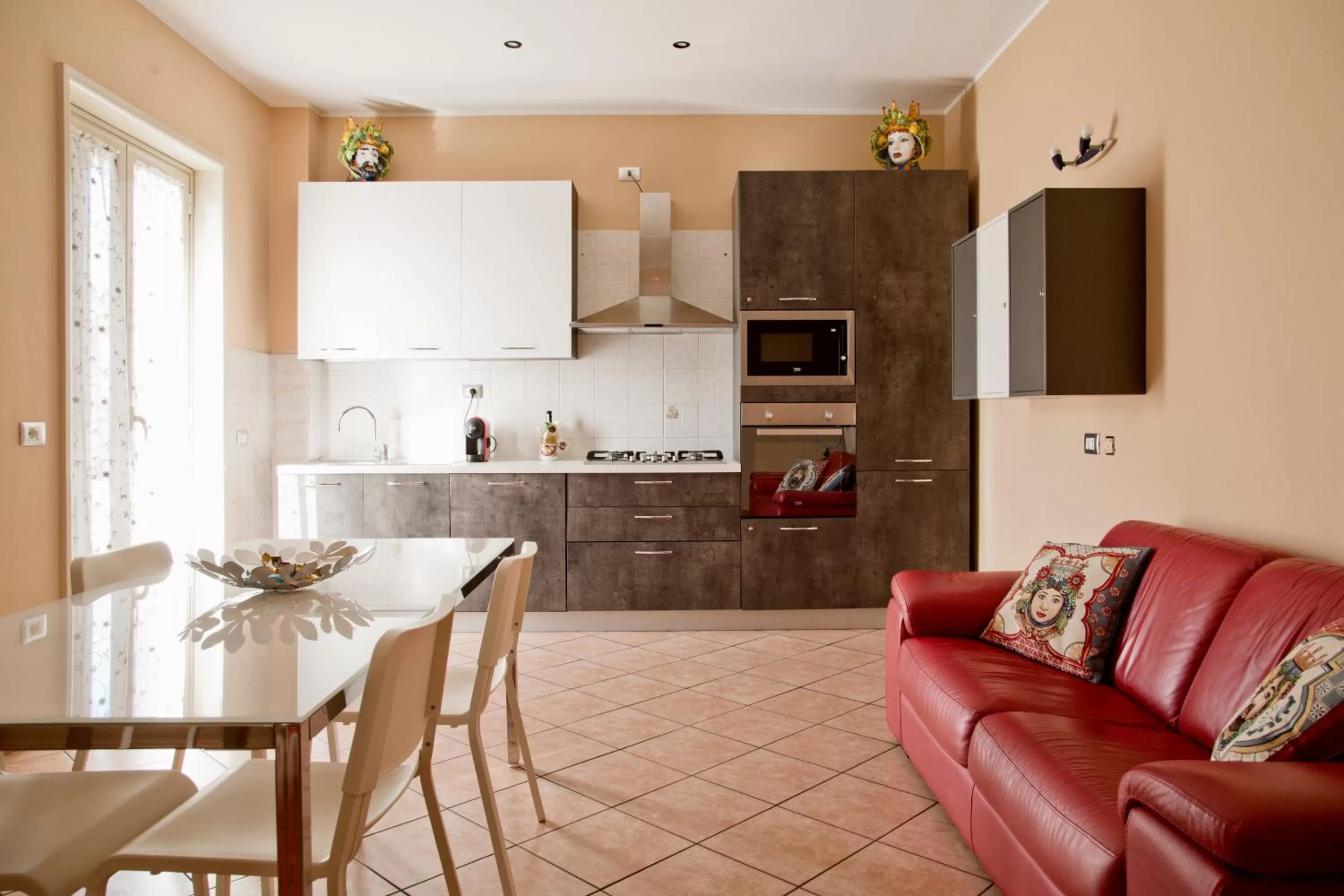 Seating area in B&B Etna Europa