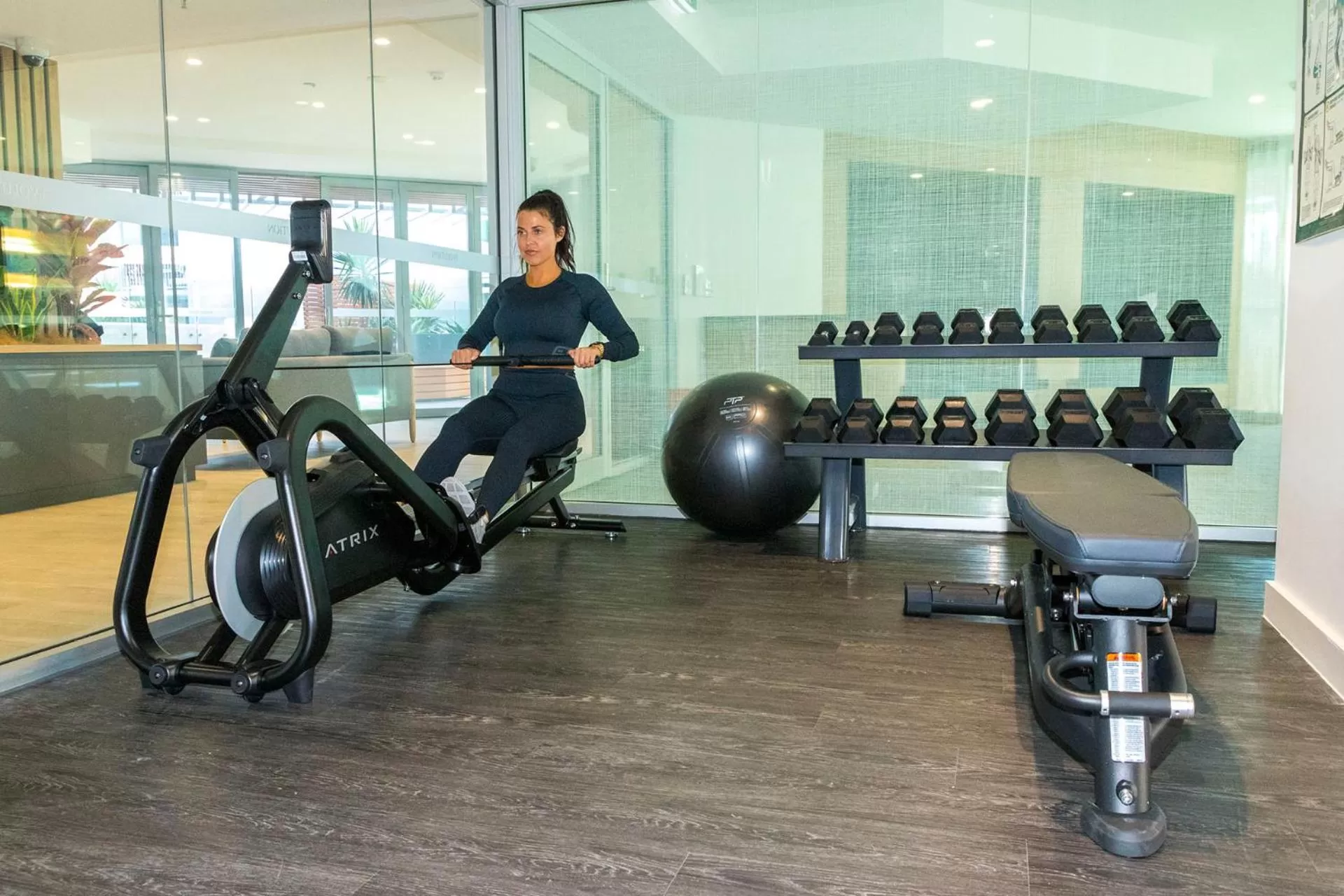 Fitness centre/facilities in Evolution Apartments