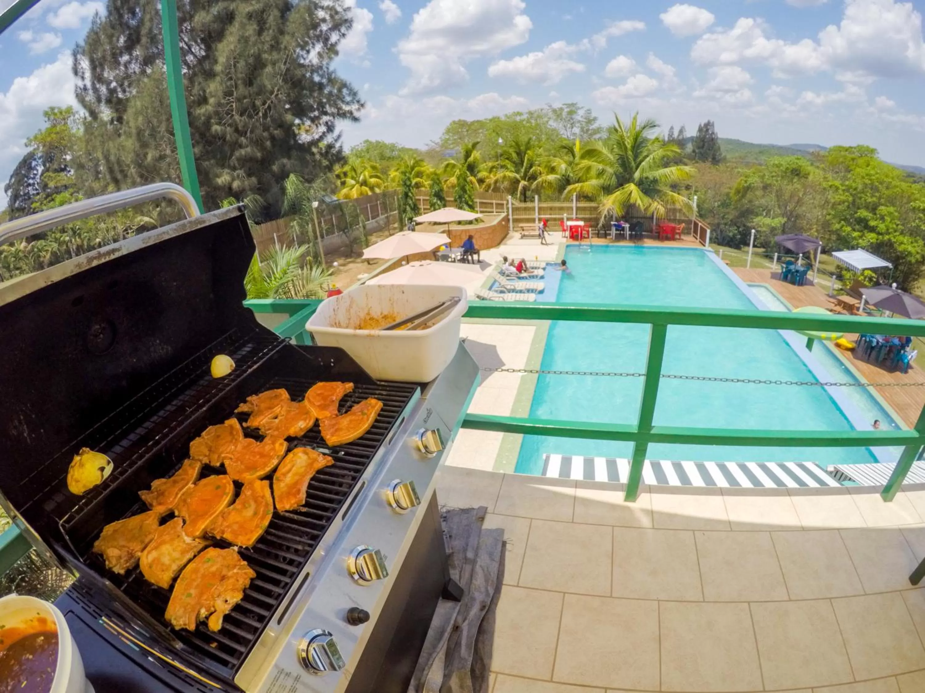 BBQ facilities in Rumors Resort Hotel