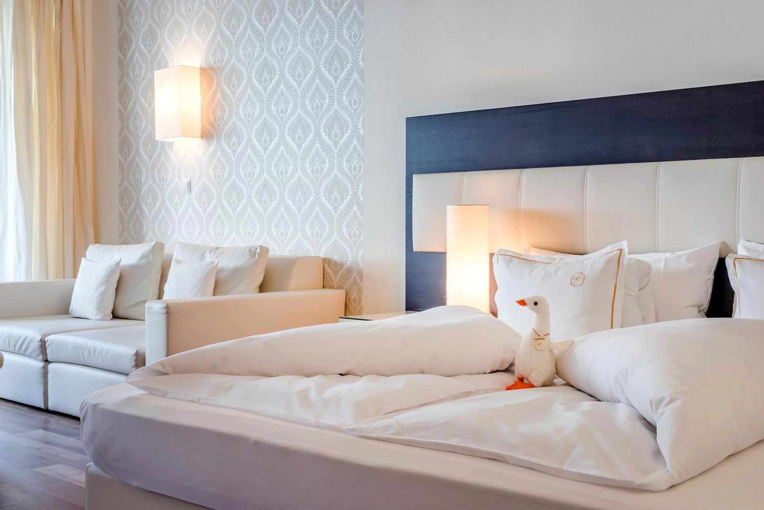 Decorative detail, Bed in Hotel Ansitz Plantiz