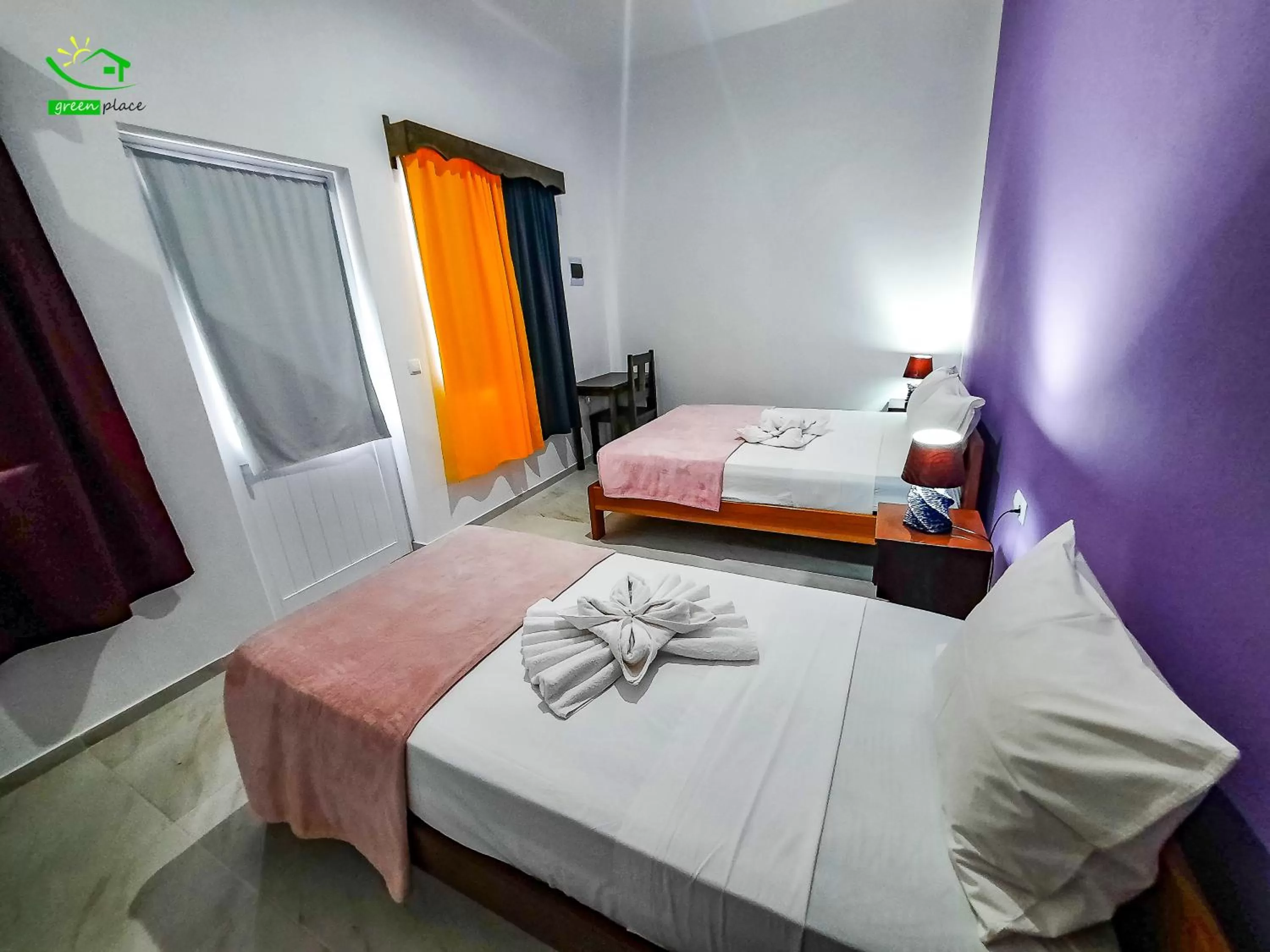 Bed in Pousada Green Place