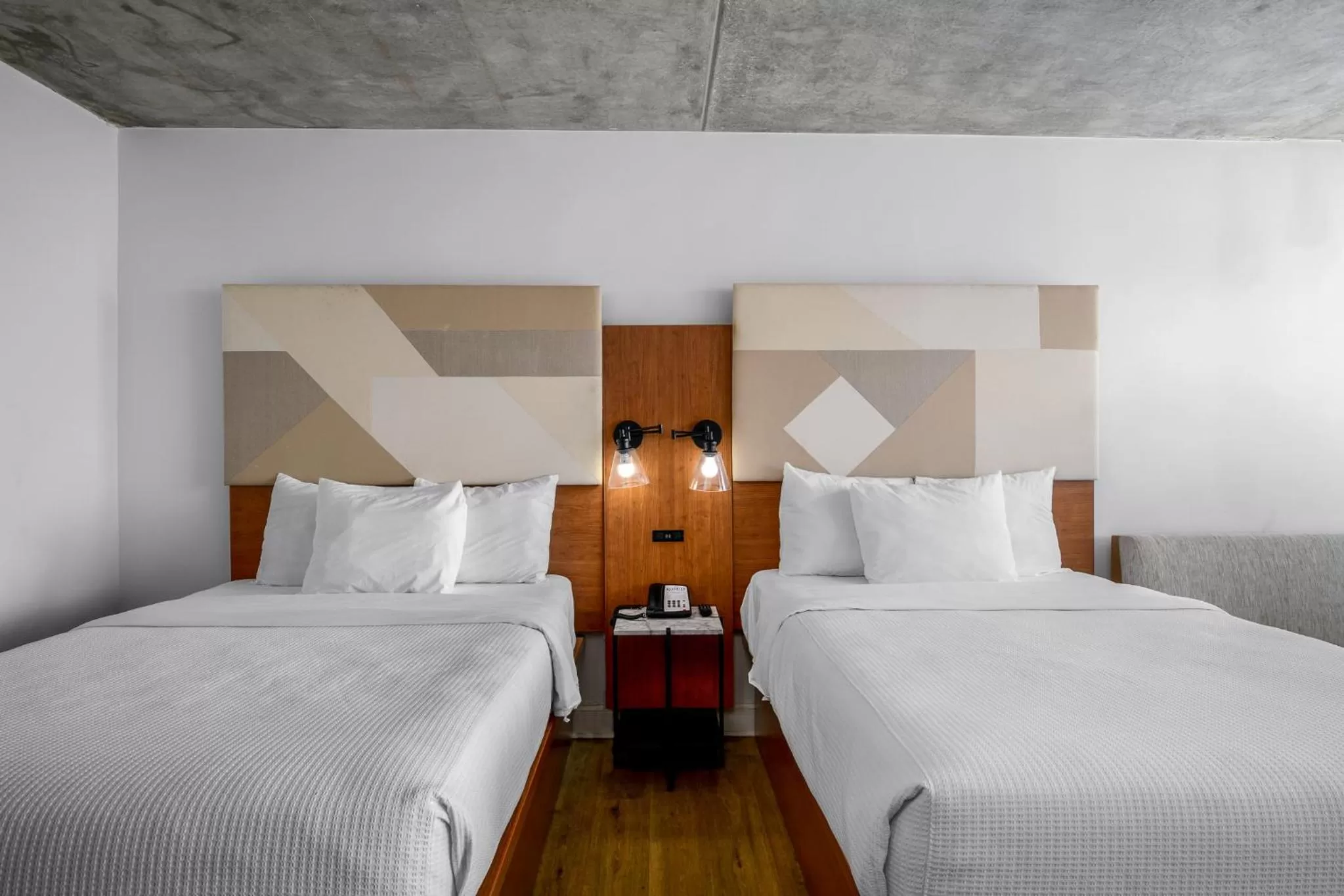 Bed in The Beverley Beach House