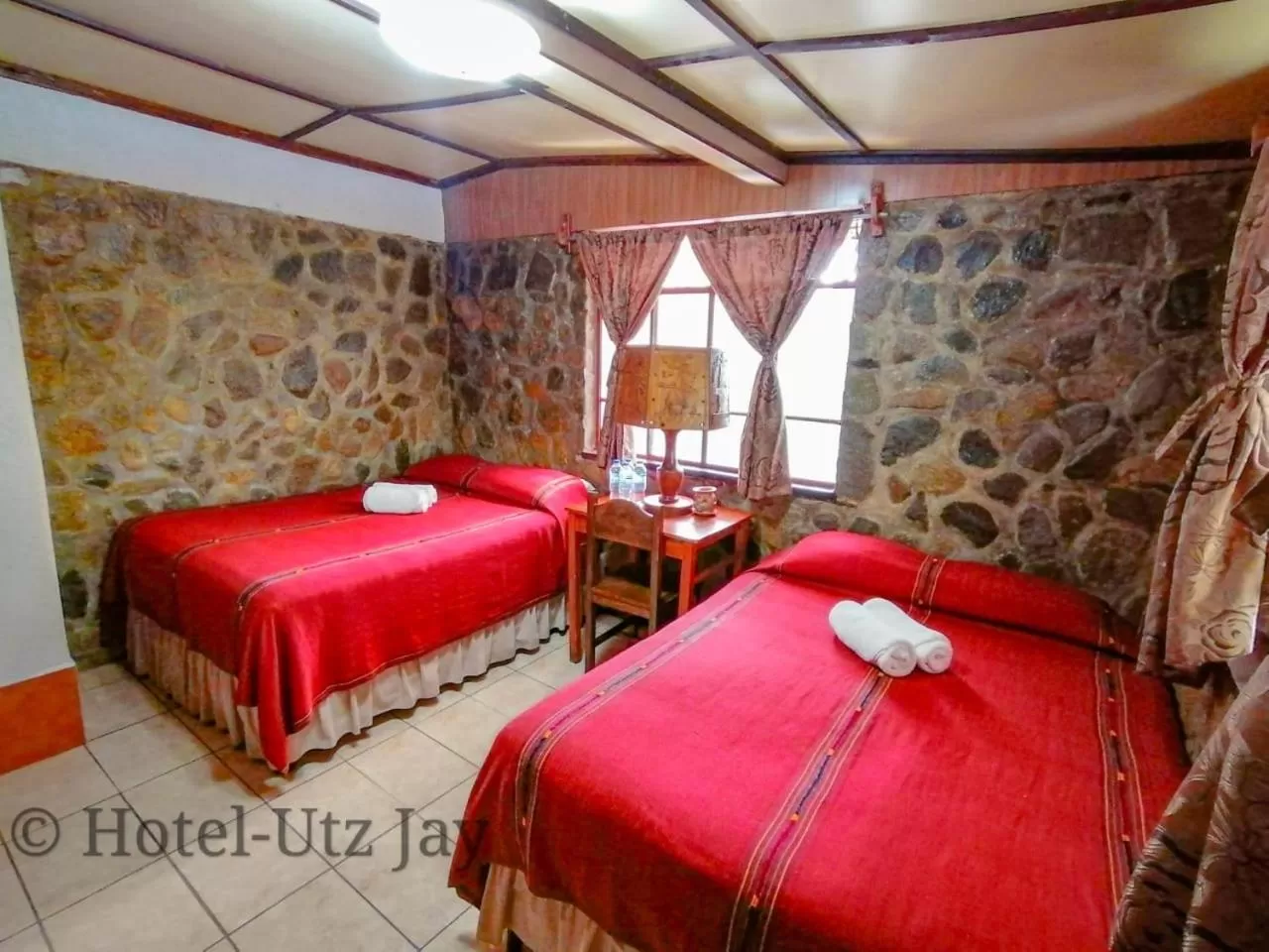 Bed in Hotel Utz Jay