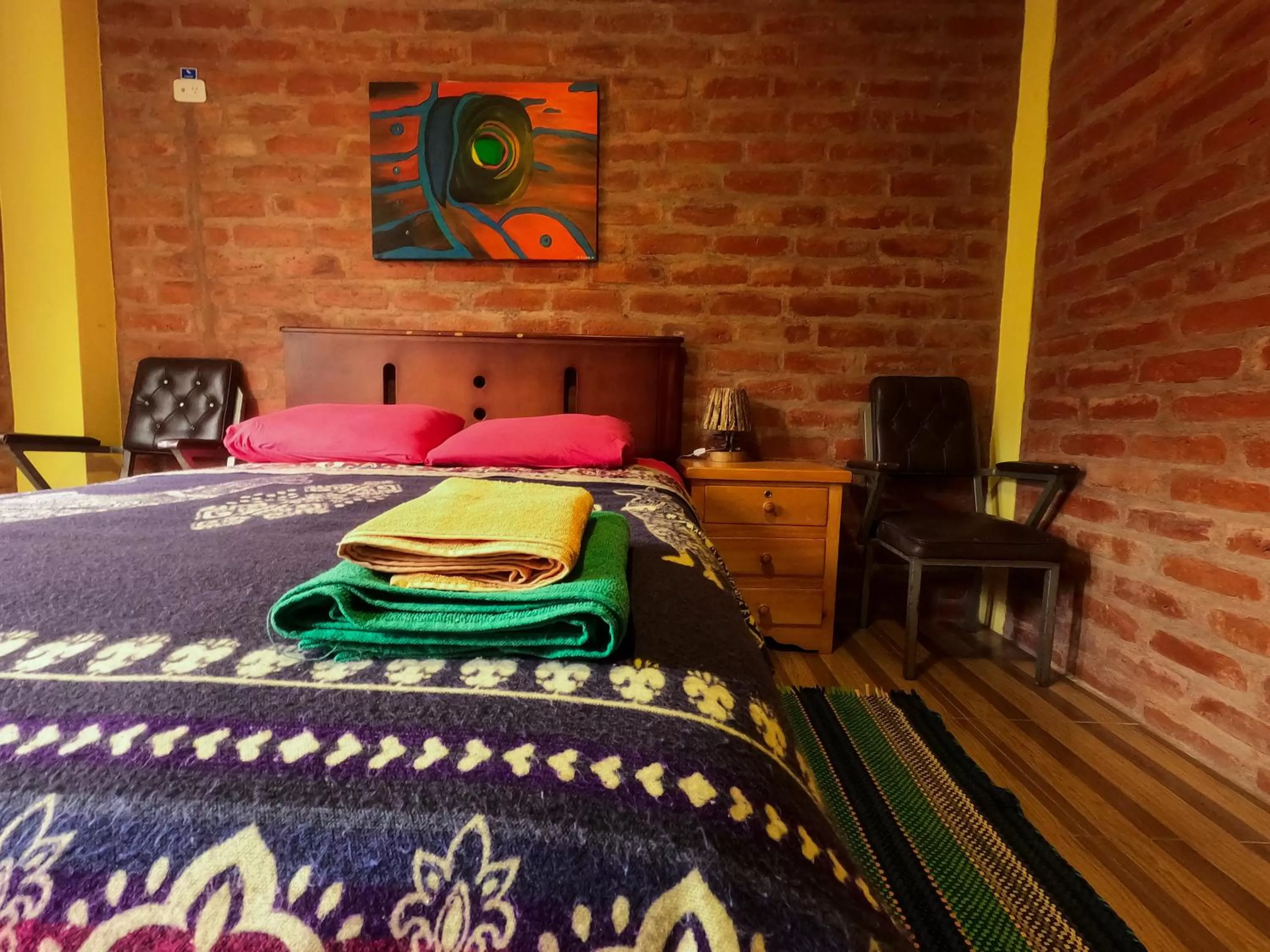 Photo of the whole room, Bed in Hostal La Casa Amarilla City