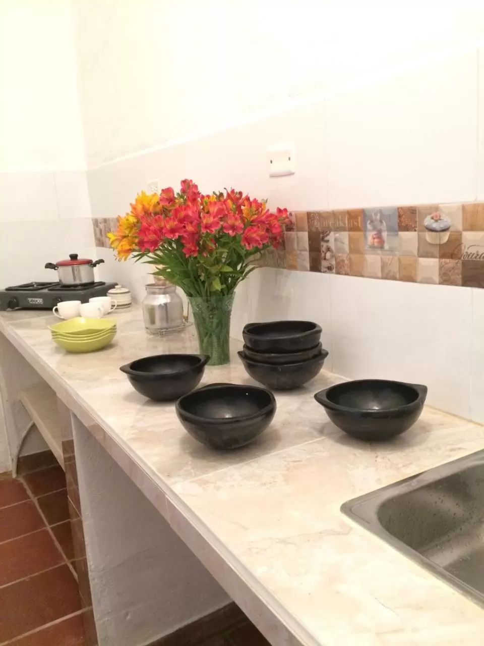 Kitchen/Kitchenette in Posada Turistica Nakku