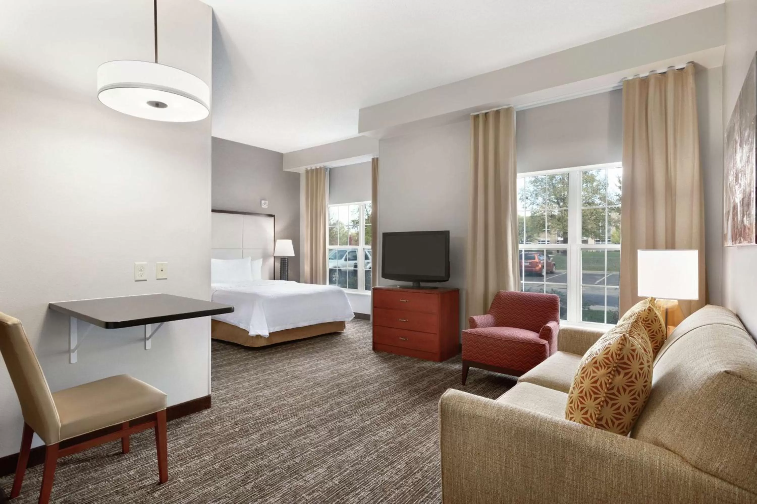 Bedroom, Bed in Homewood Suites by Hilton Columbus-Dublin