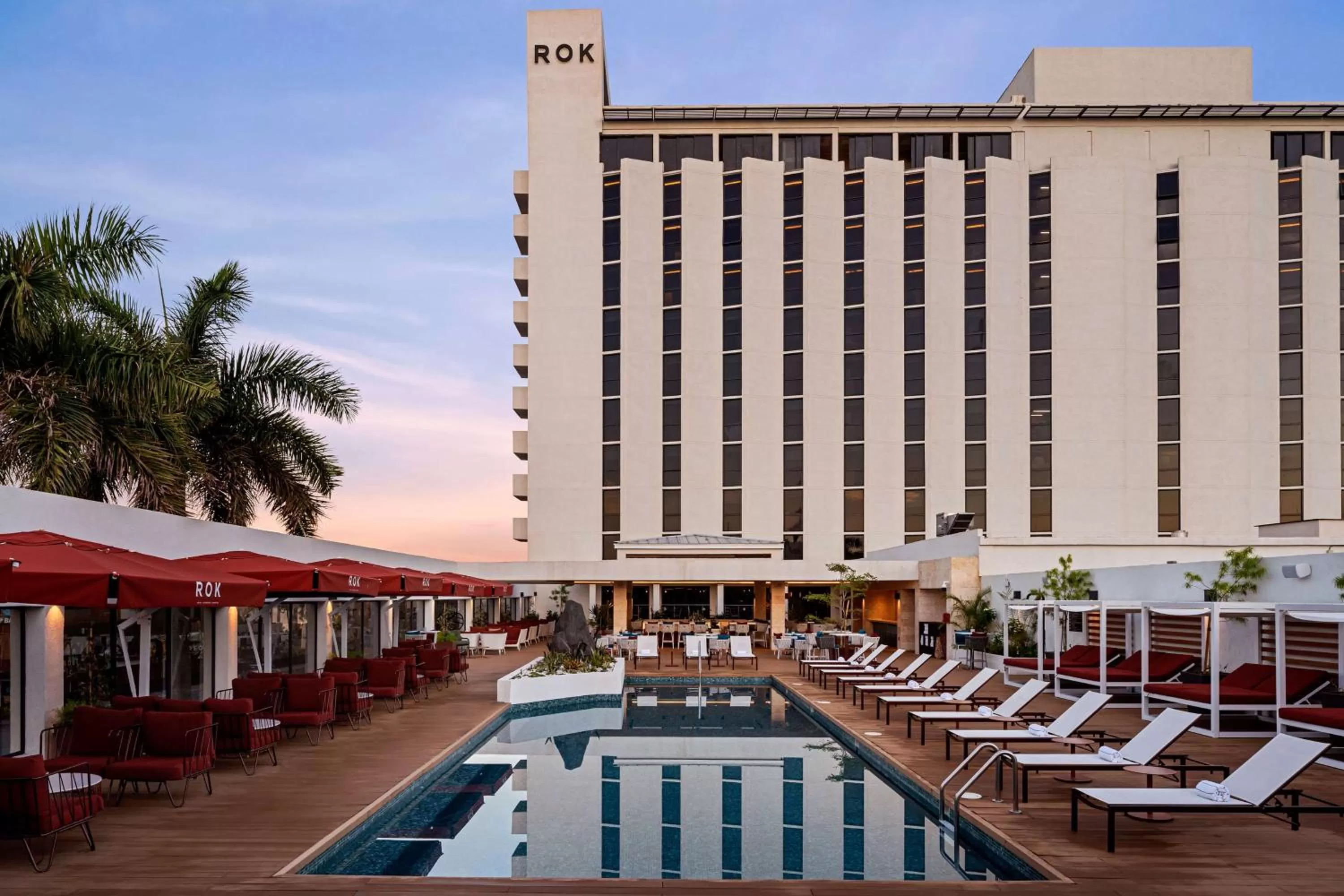 Pool view in ROK Hotel Kingston, Tapestry Collection By Hilton