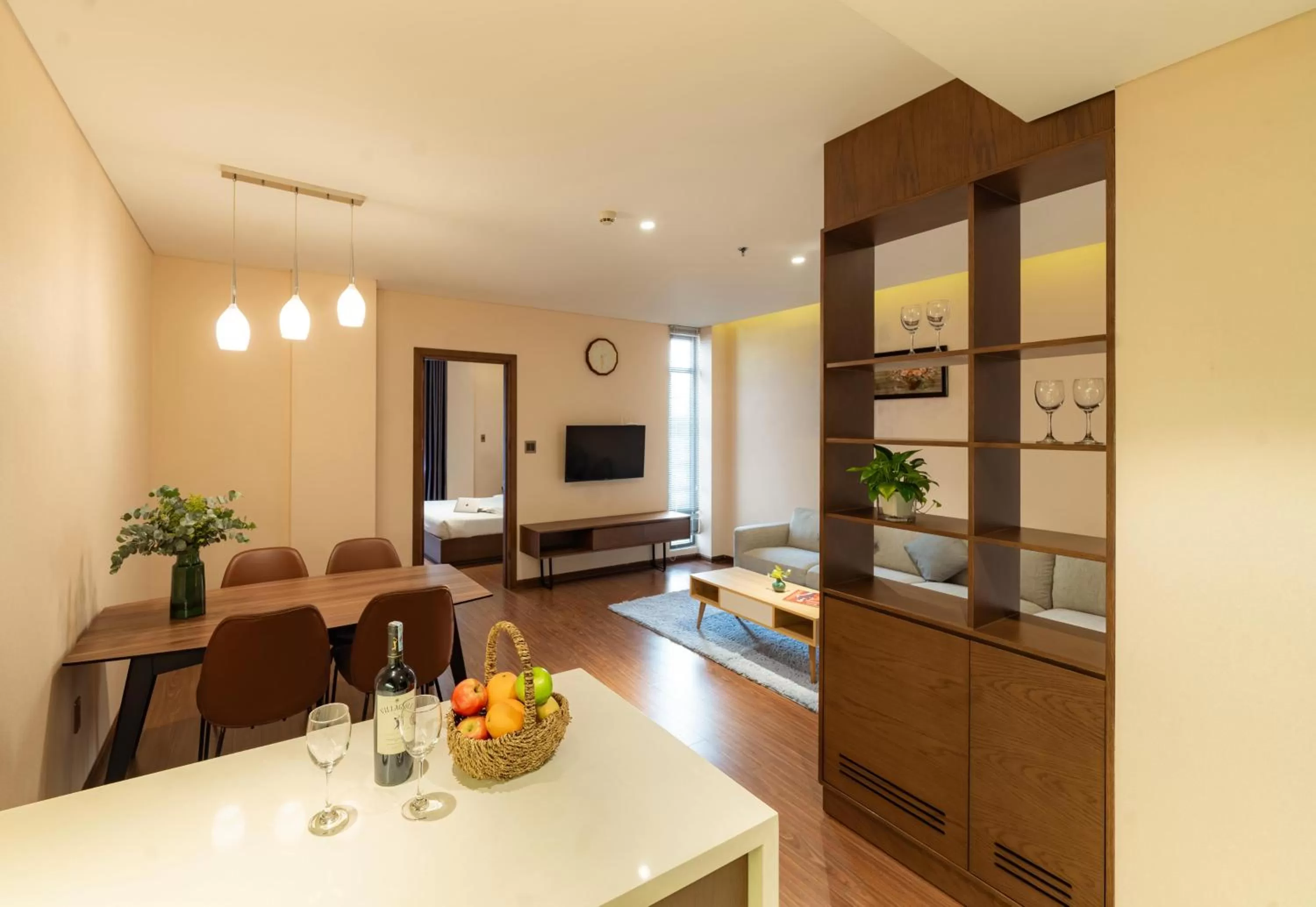 Living room in DHTS Business Hotel & Apartment