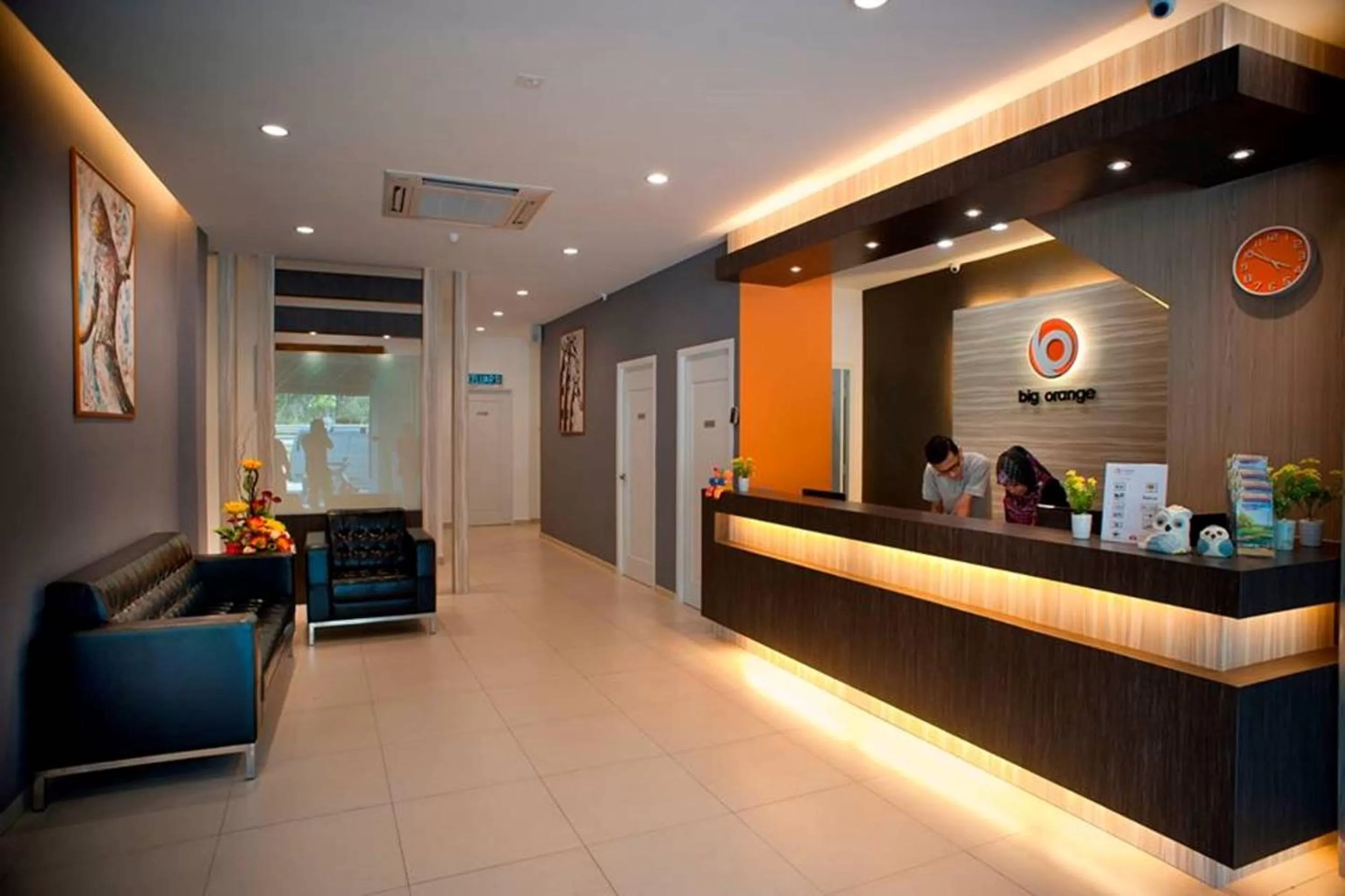 Lobby or reception in Big Orange Hotel Sungai Petani