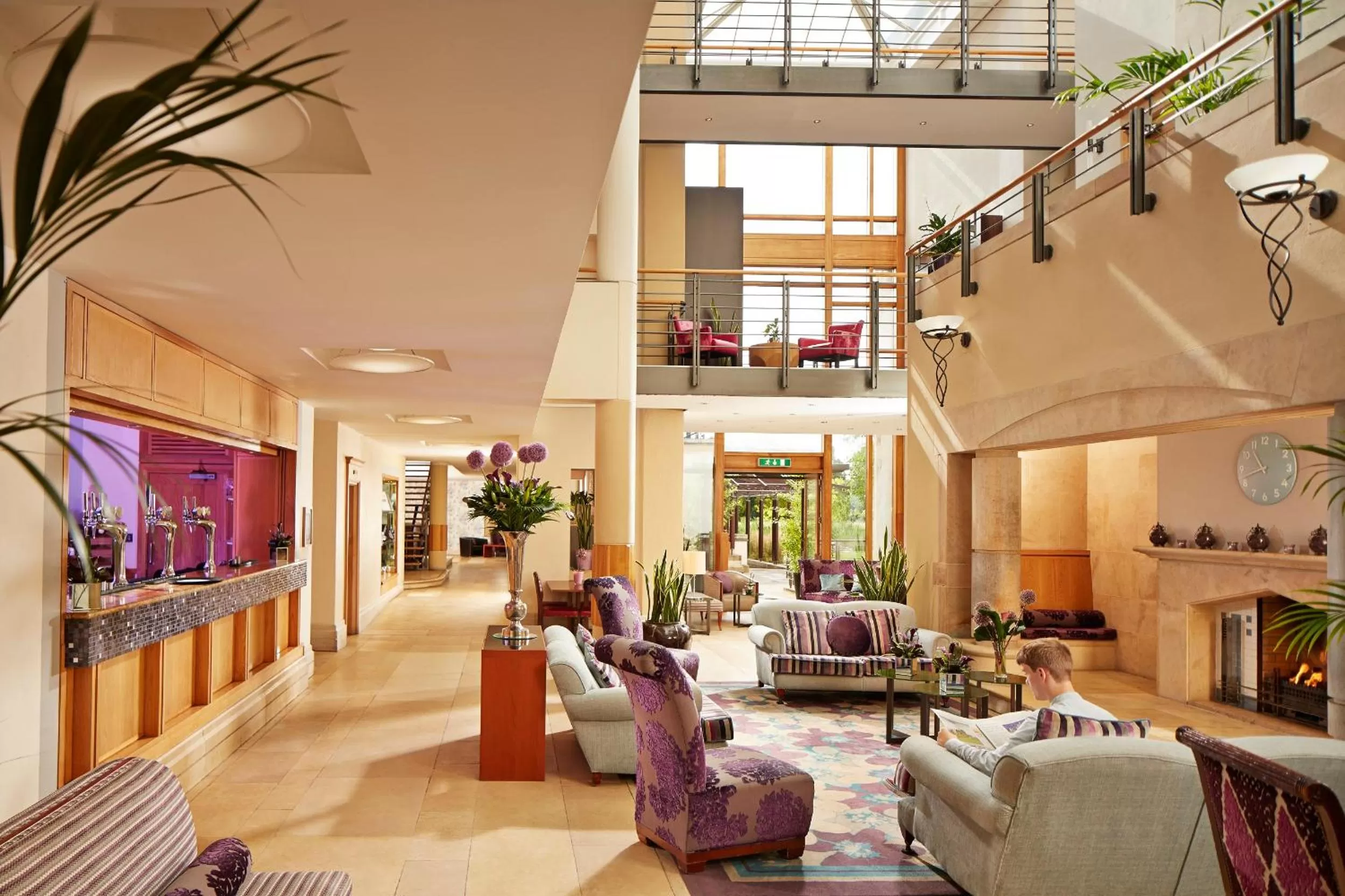 Lounge or bar in Fanhams Hall, Exclusive Collection